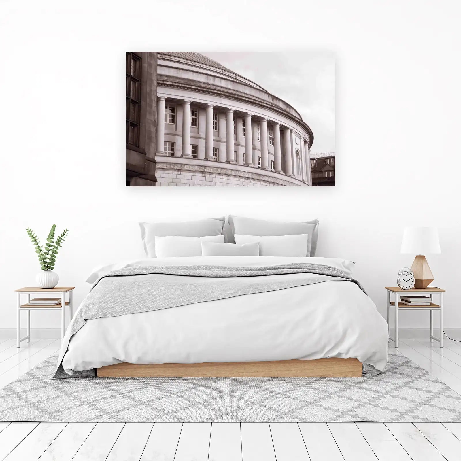 Grand Ionic Columns Architecture Wall Art