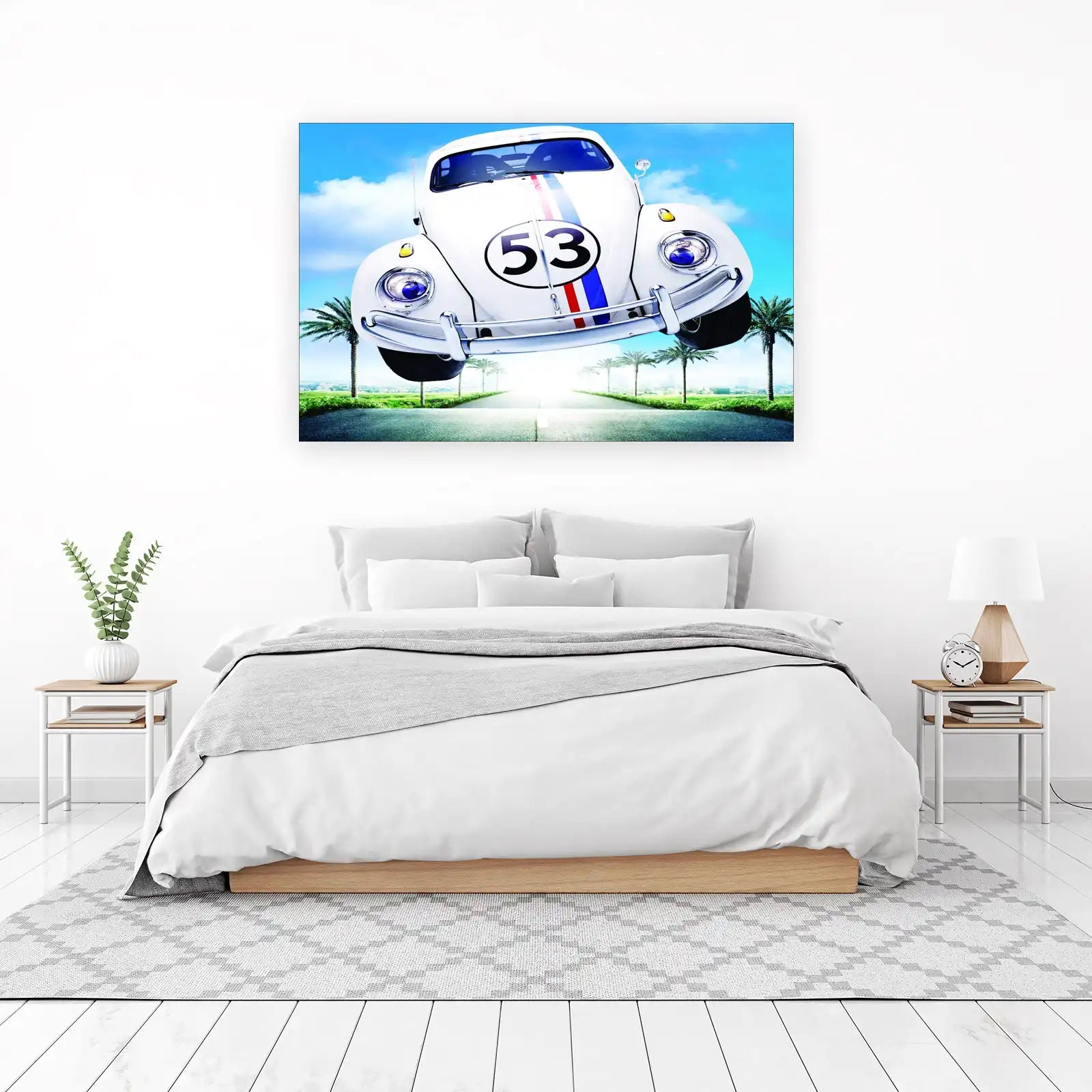 Herbie 53 "The Love Bug" Flying Wall Art