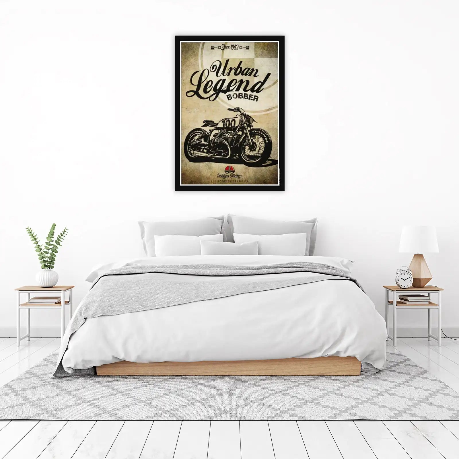 Urban Legend Bobber Motorcycle Wall Art
