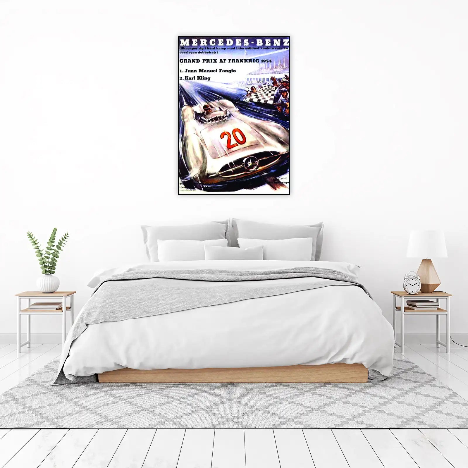 Vintage Mercedes Grand Prix 1954 Wall Art
