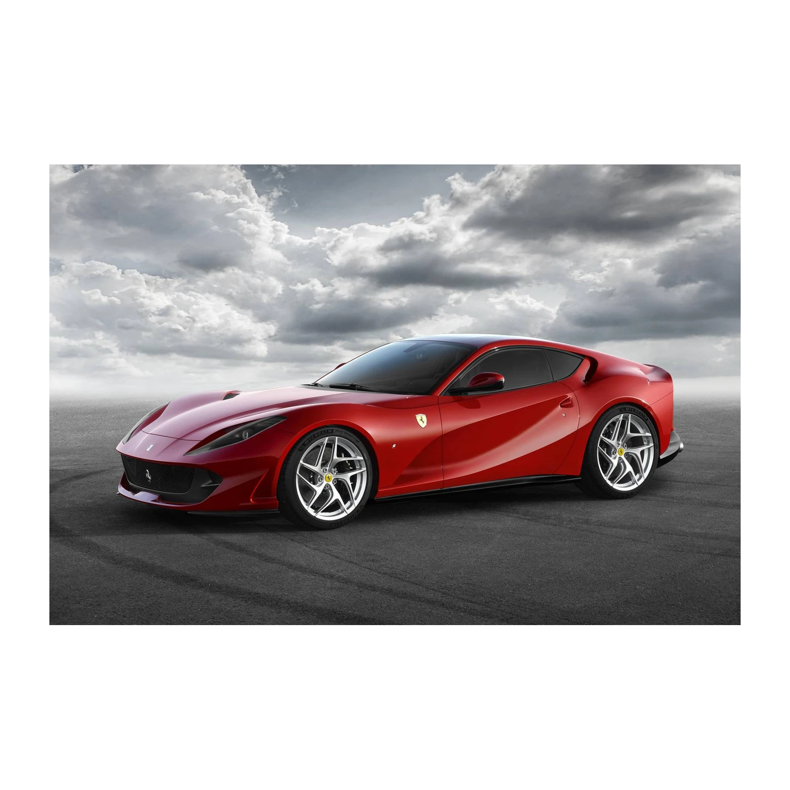Luxury Red Ferrari Supercar Wall Art