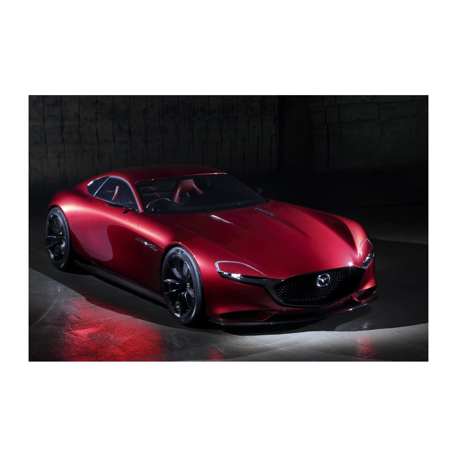 Luxury Red Sports Car Art Wall Art