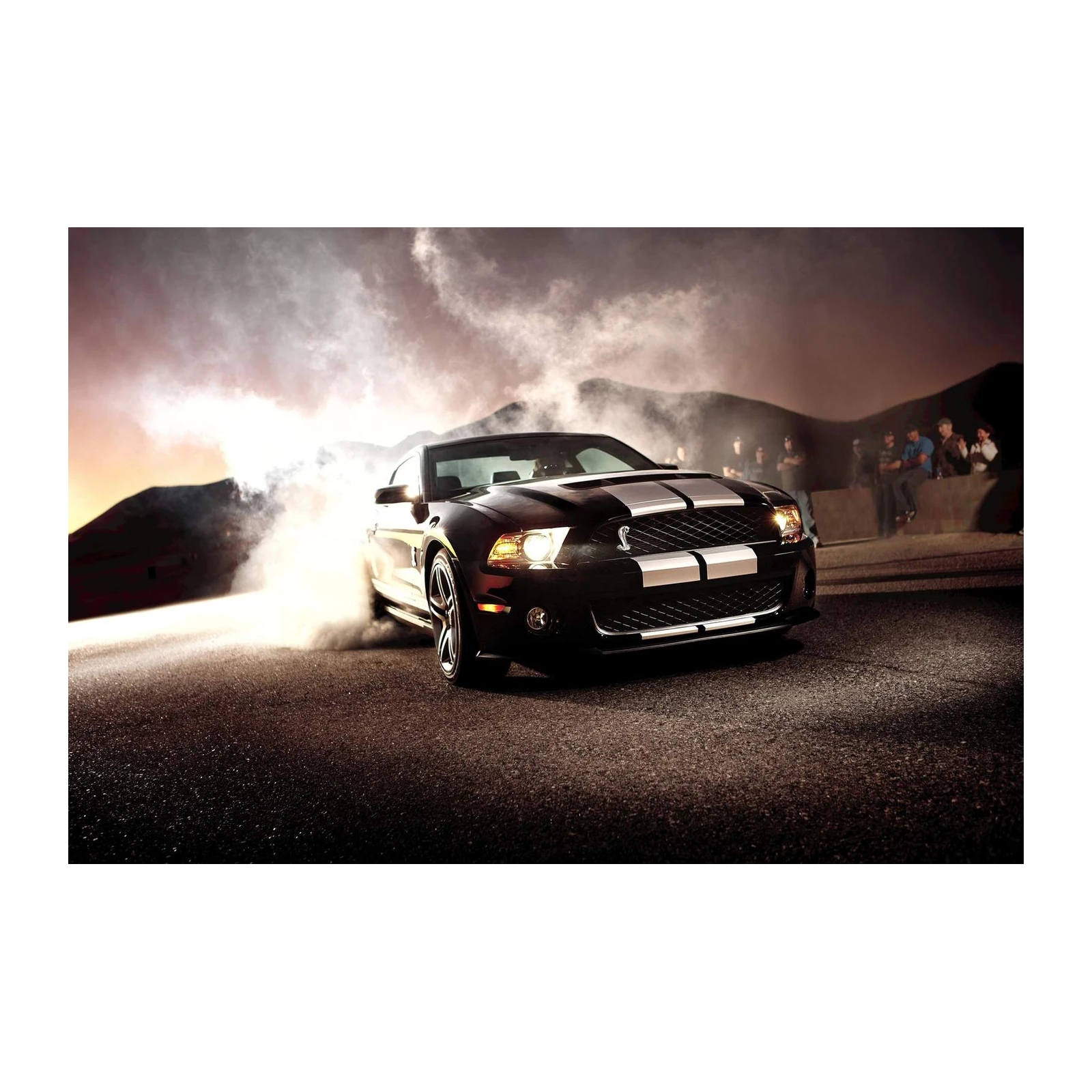 Ford Mustang Shelby GT500 Drift Wall Art
