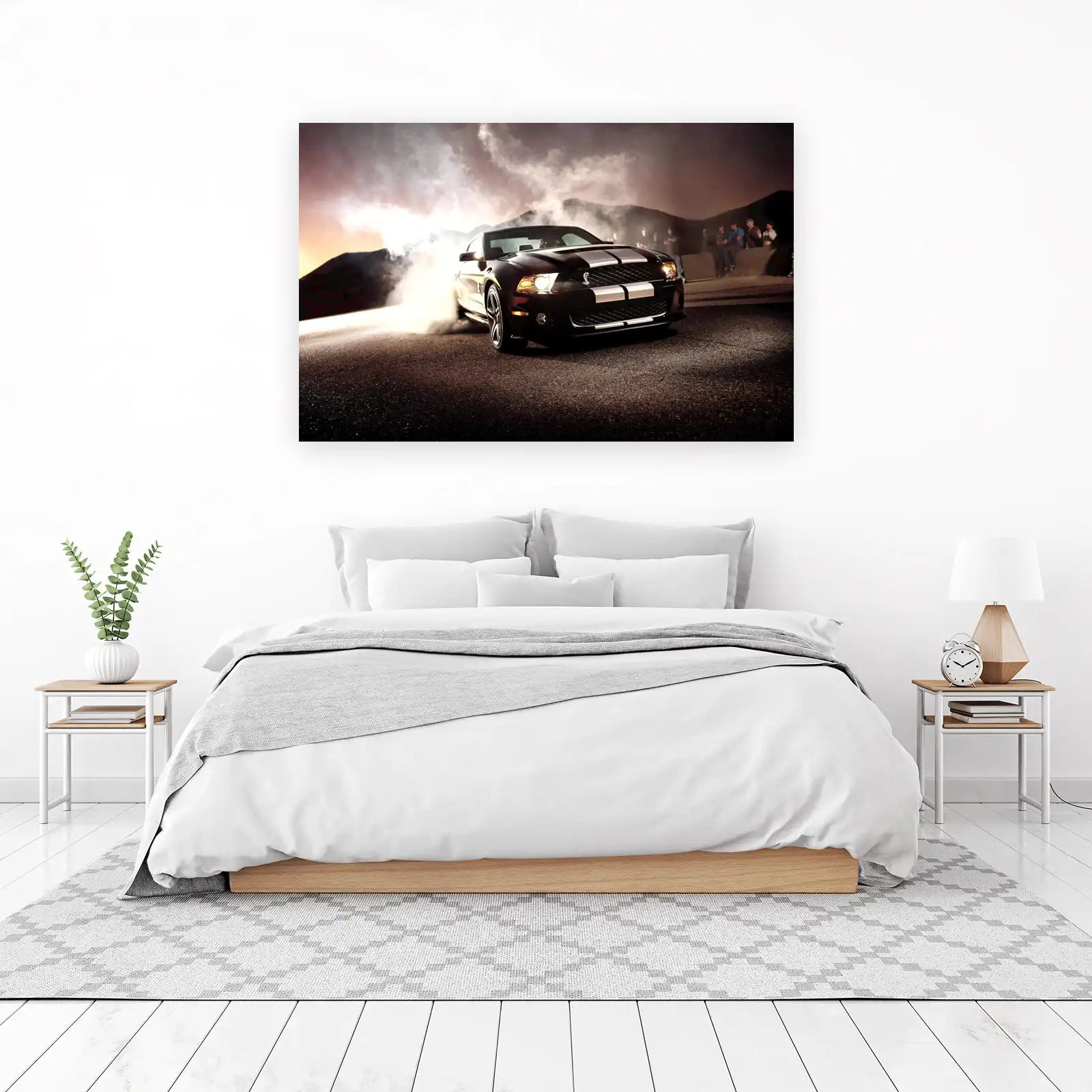 Ford Mustang Shelby GT500 Drift Wall Art