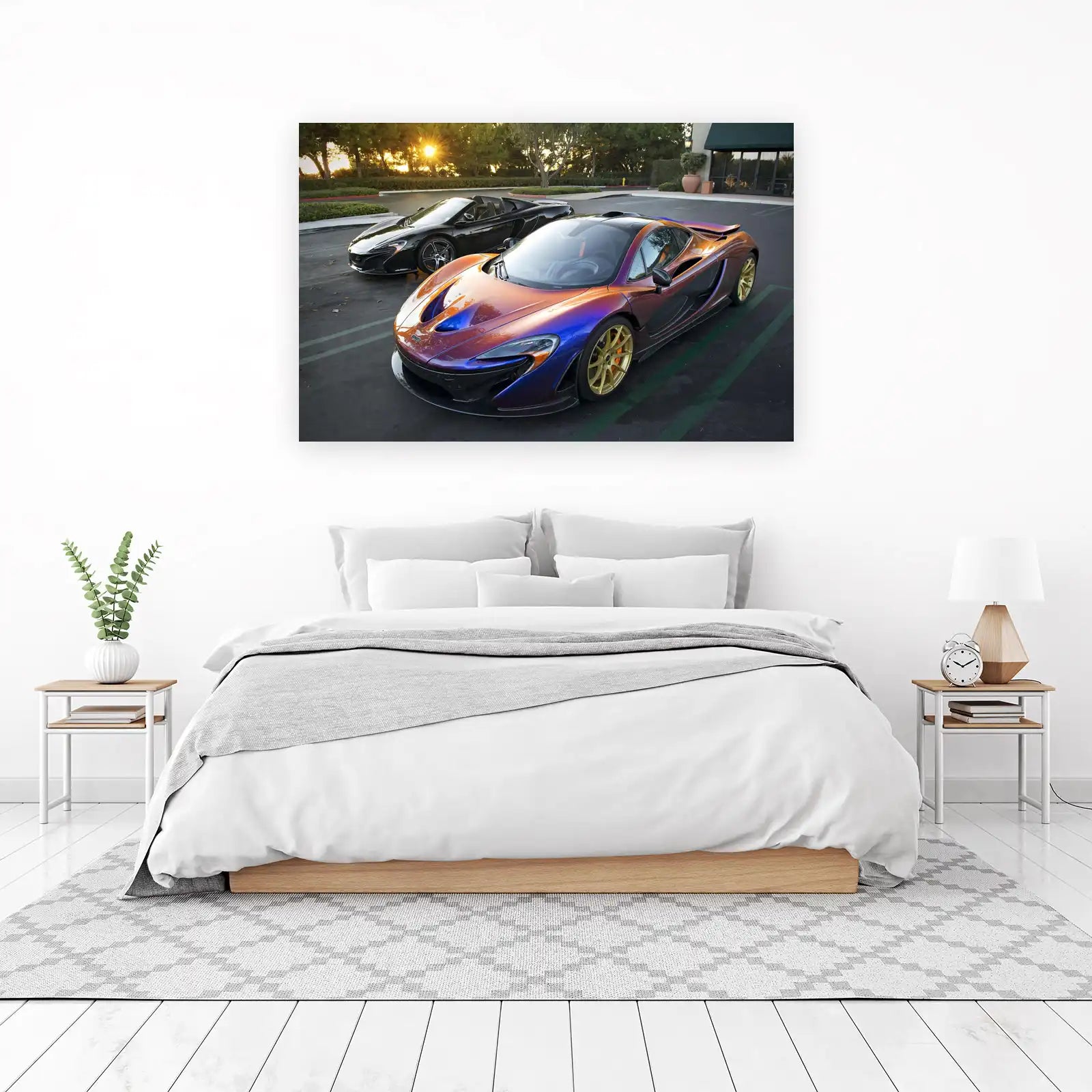 Luxury Hypercar Sunset Dreams Wall Art