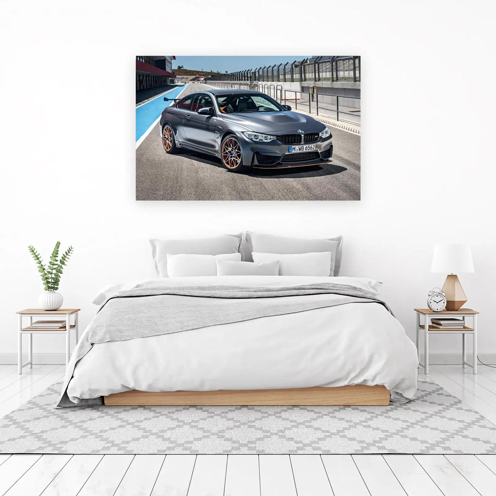 Dynamic BMW M4 Track Car Wall Art