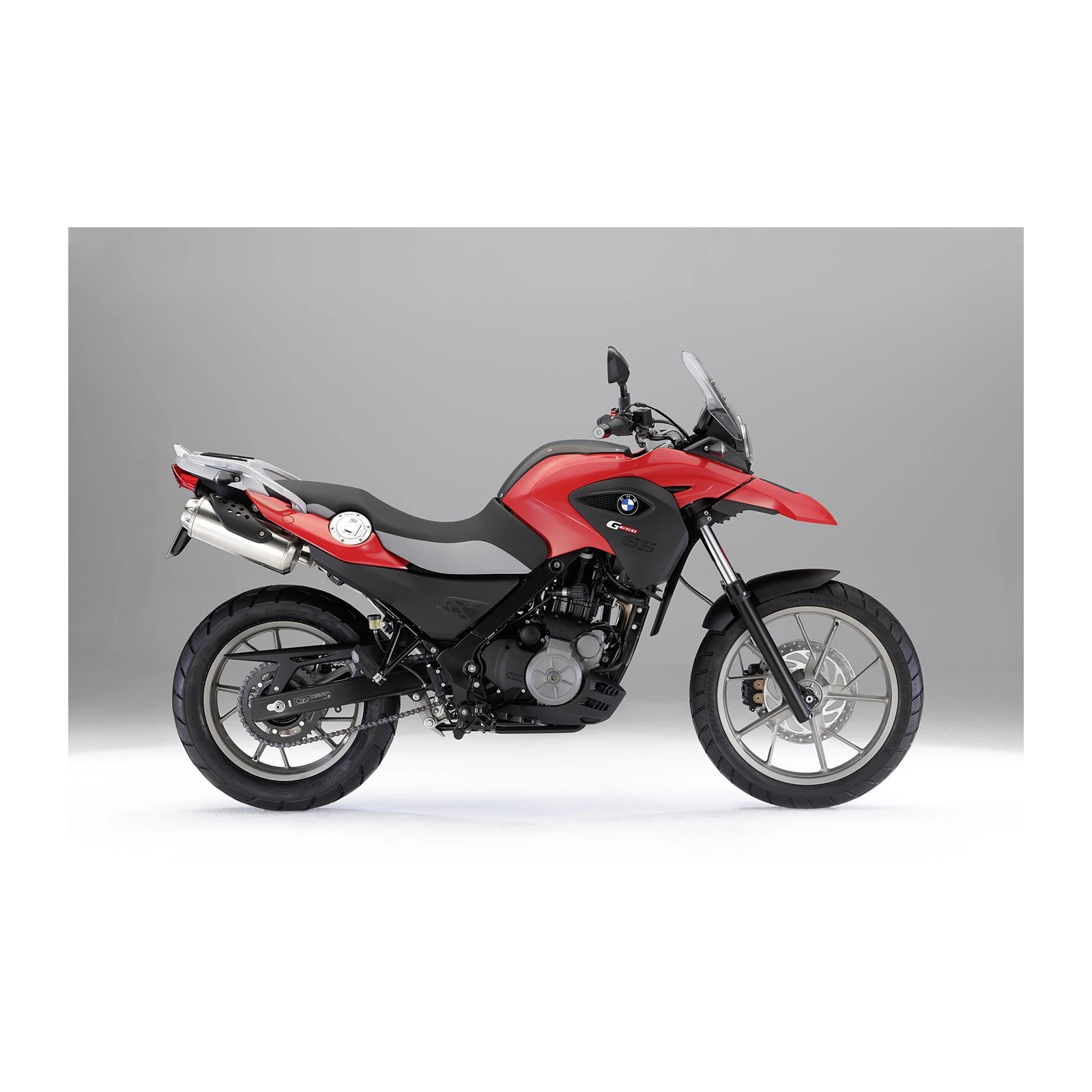 Dynamic Red BMW Motorcycle Art Wall Art