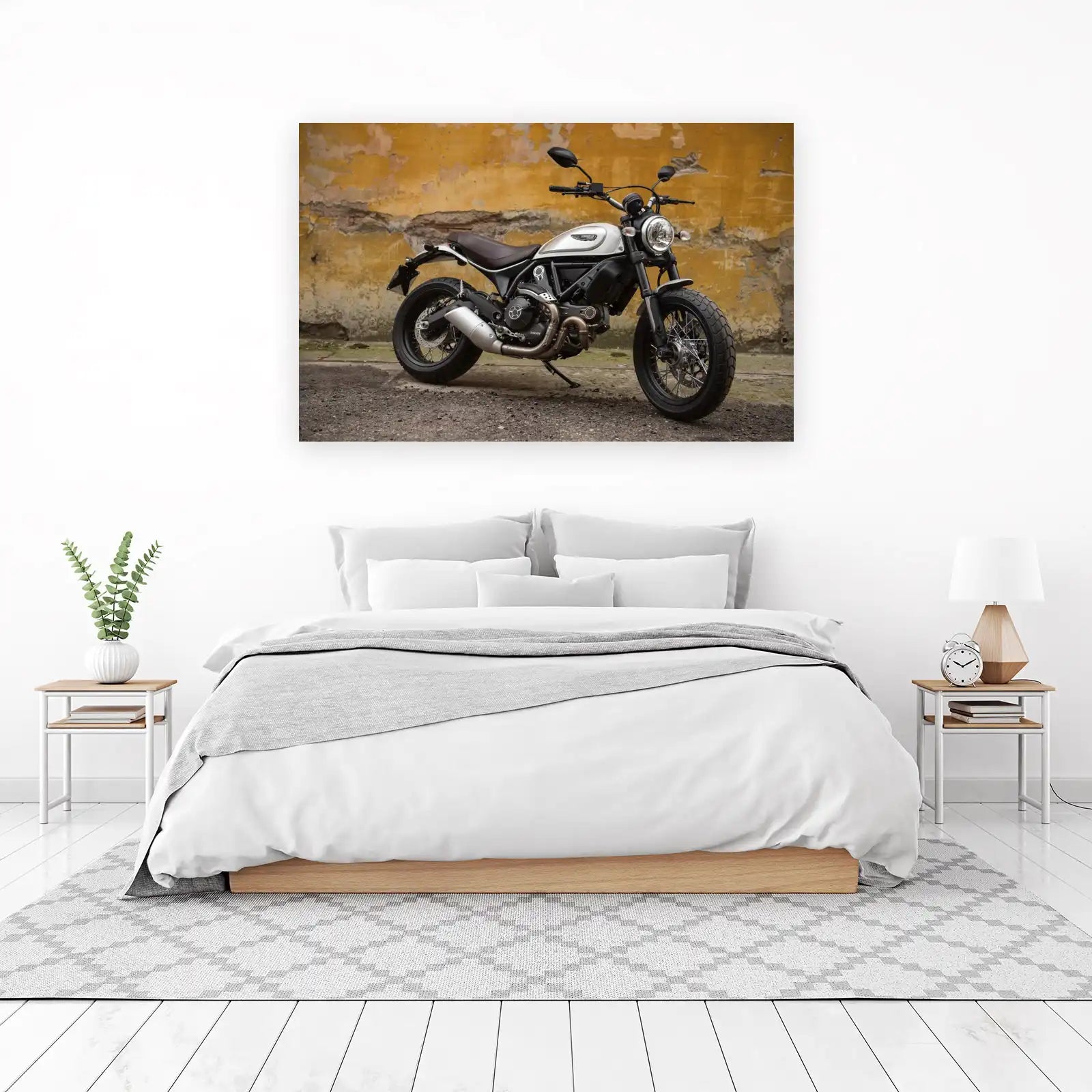 Classic Ducati Scrambler Wall Art Wall Art