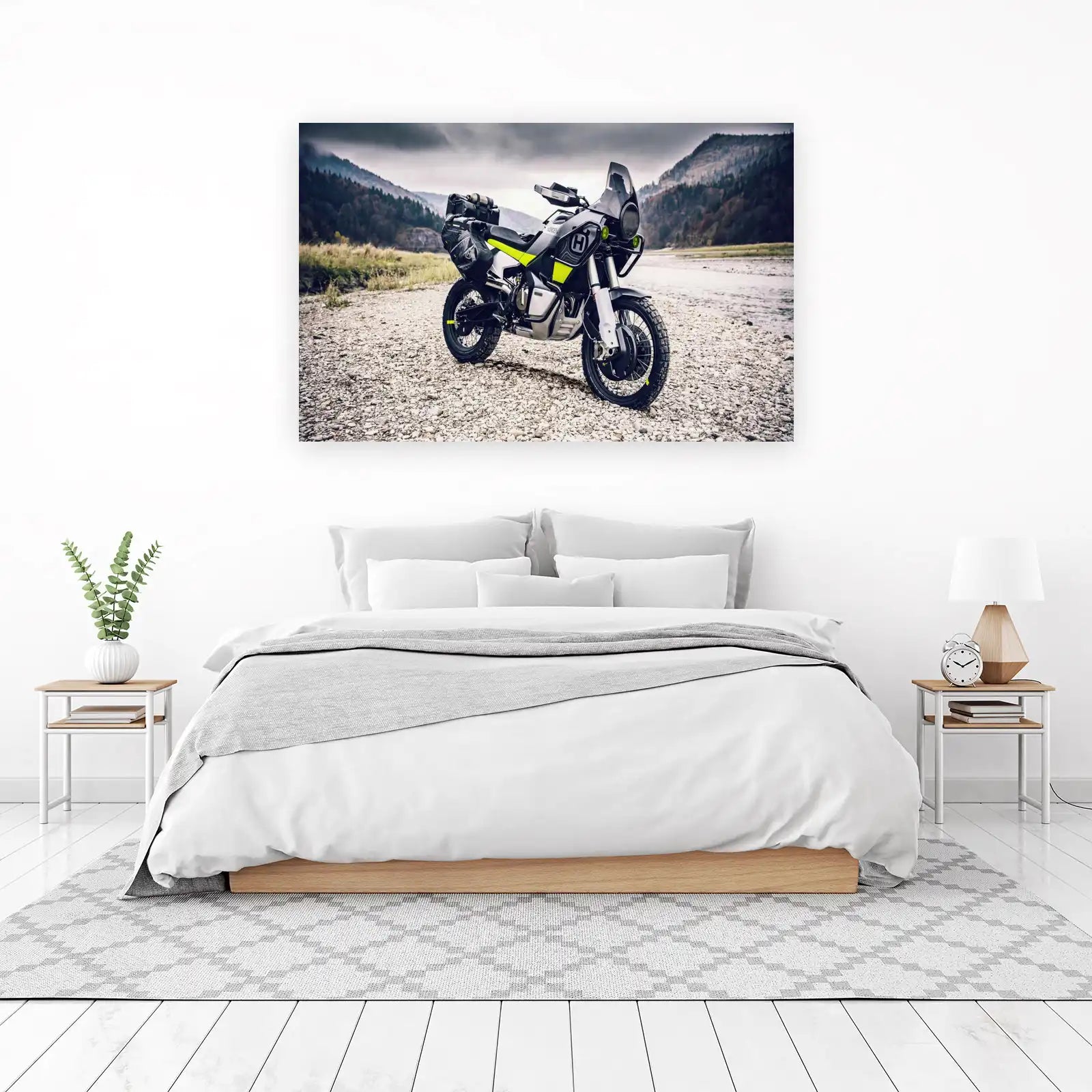 Adventure Ready Motorcycle Wall Art