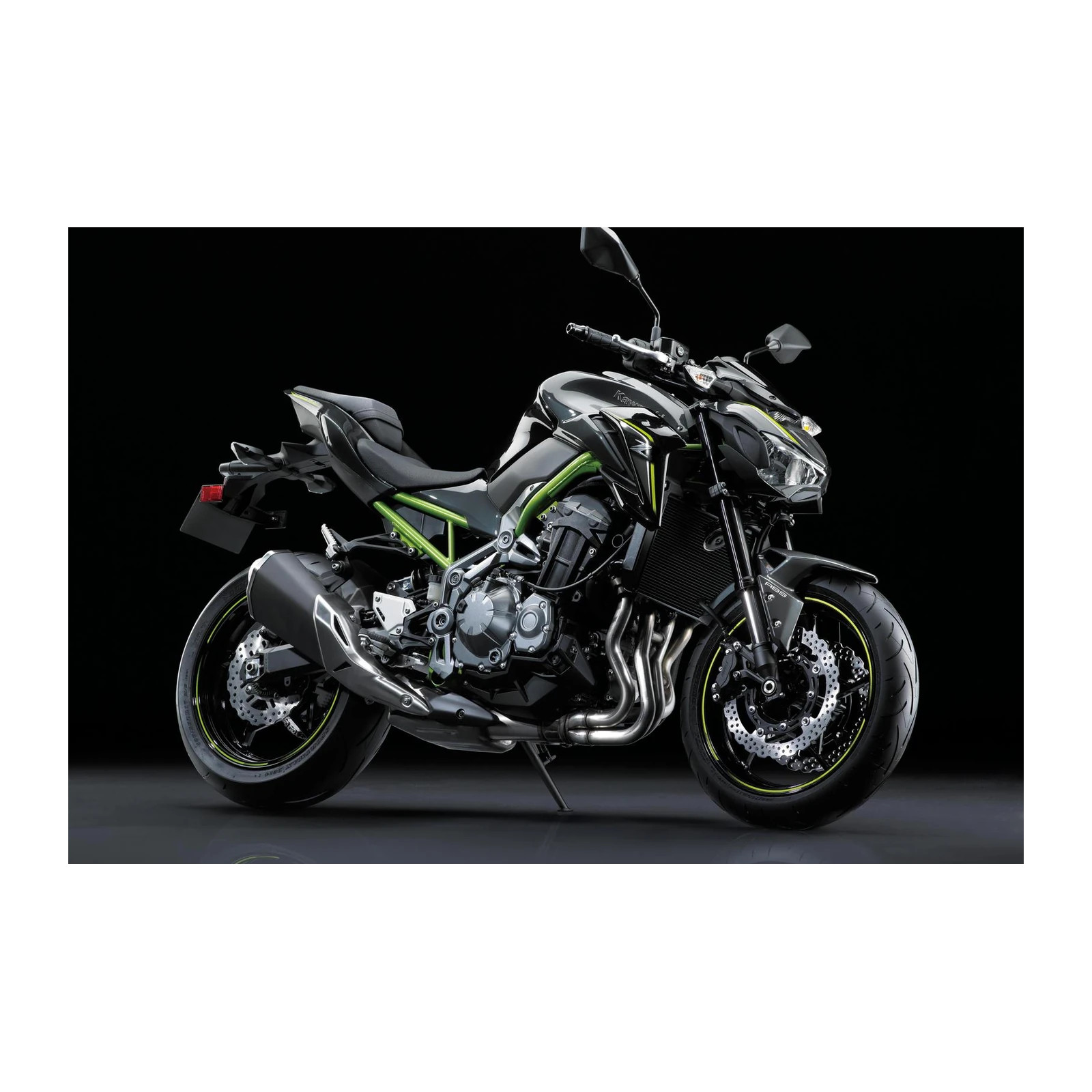 Dynamic Kawasaki Motorcycle Wall Art