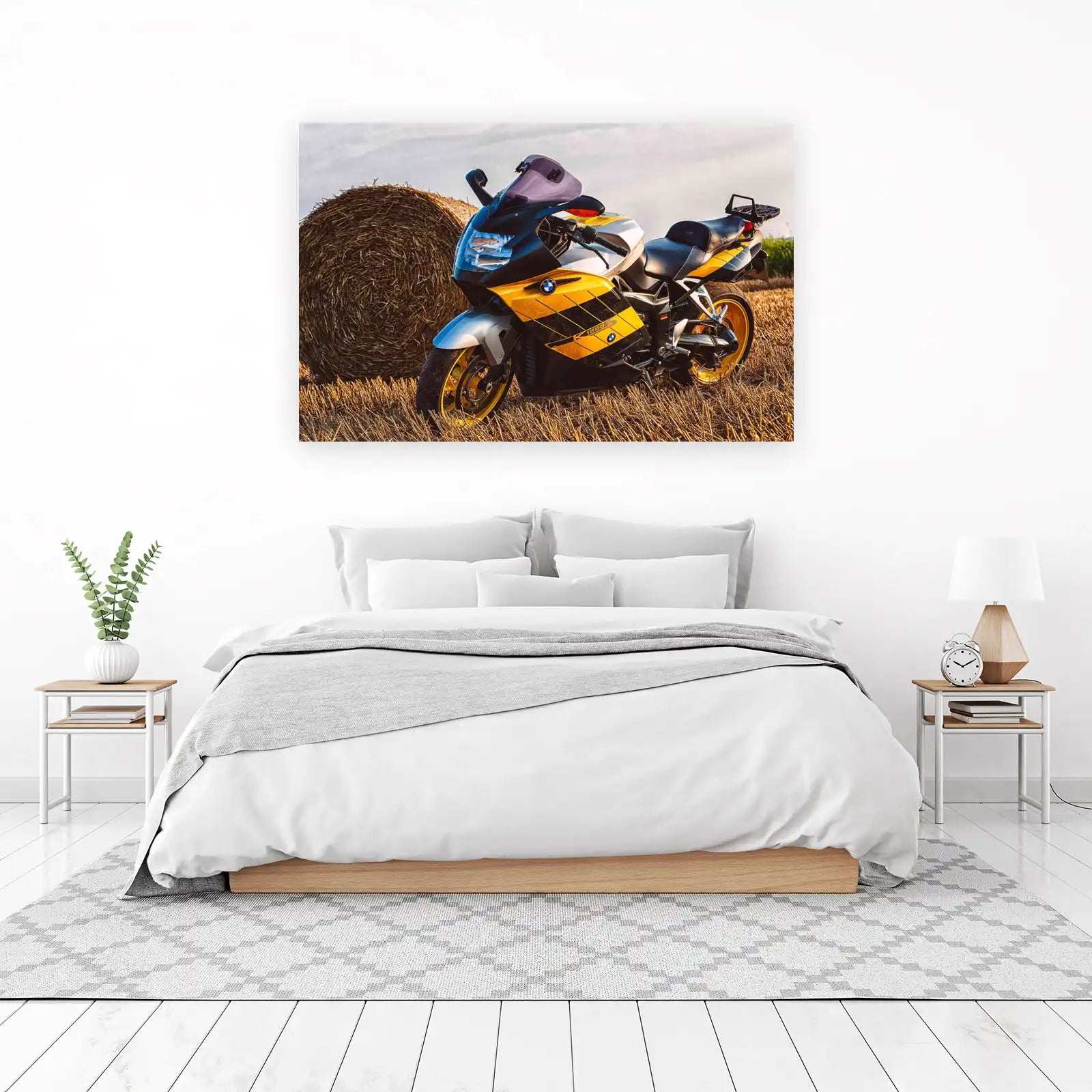 BMW Motorcycle Speed & Style Wall Art
