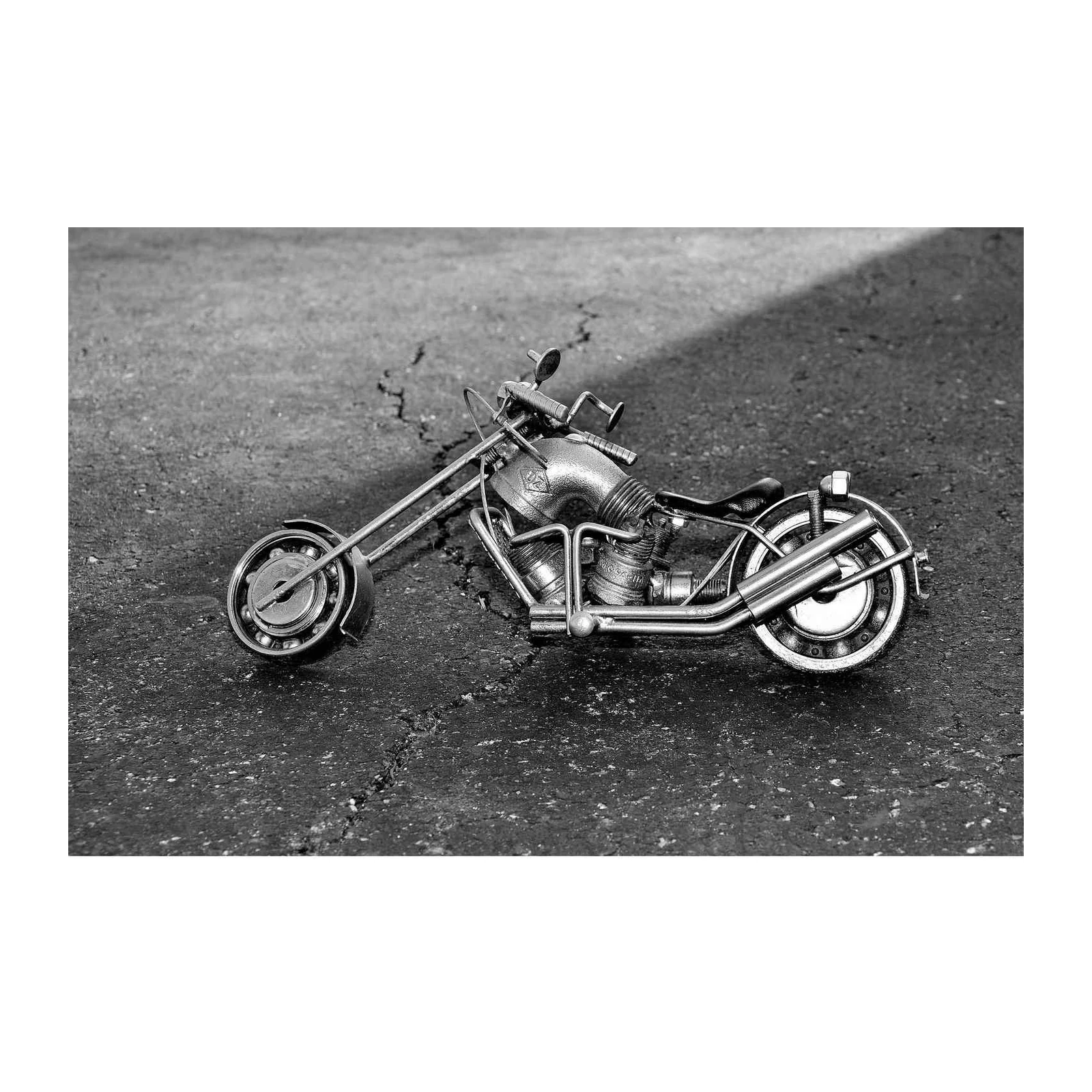 Chopper Motorcycle Biker Art Wall Art