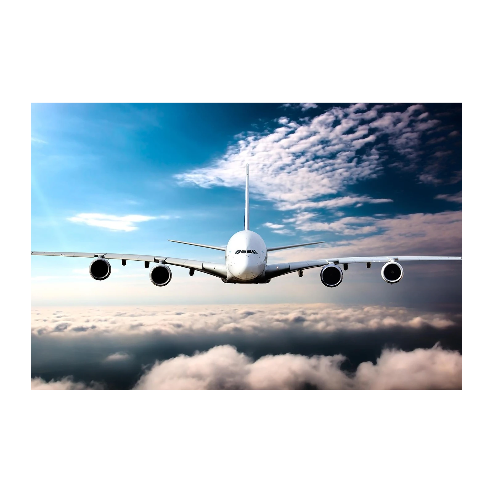 Airplane Above Clouds Wall Art