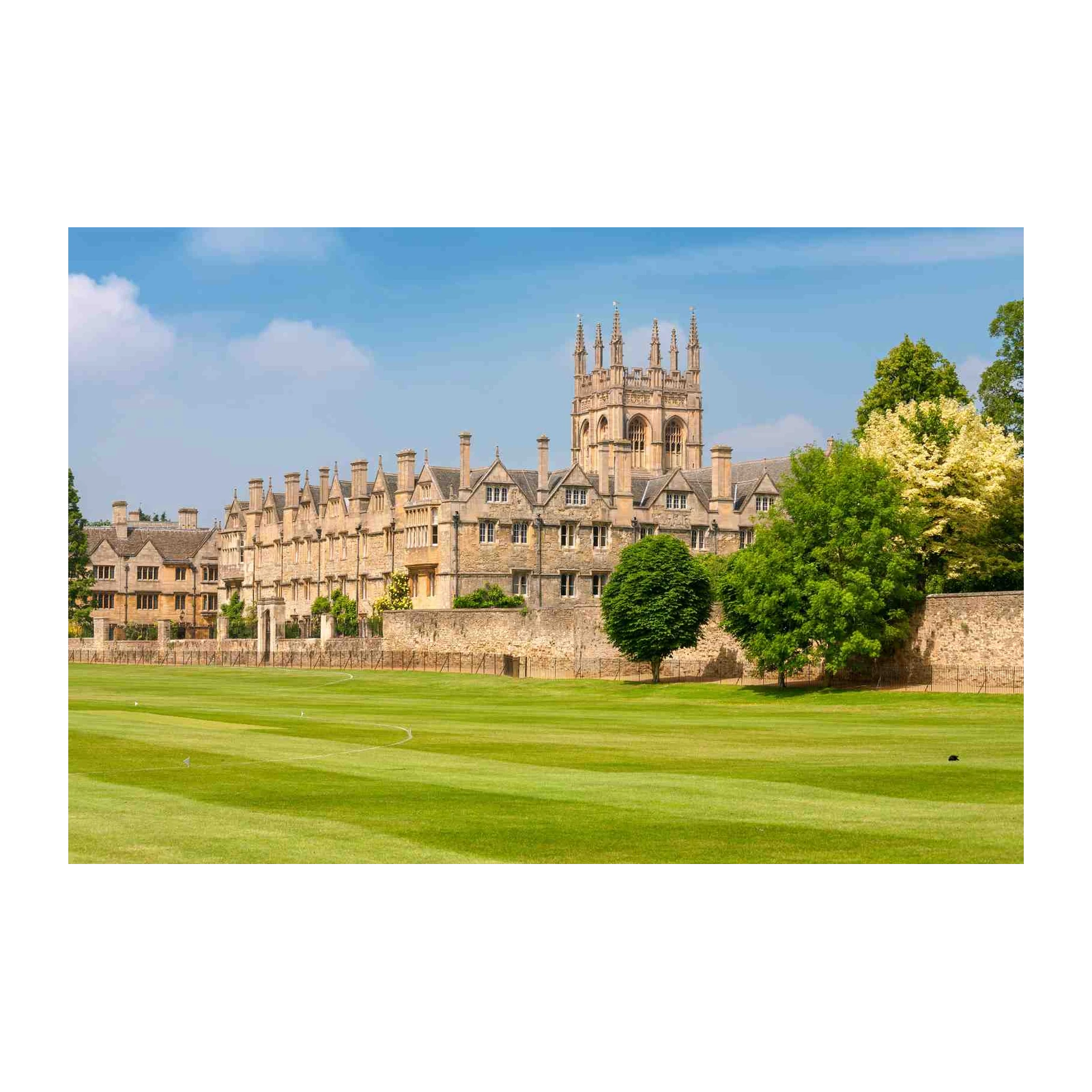 Oxford College Lawn Wall Art