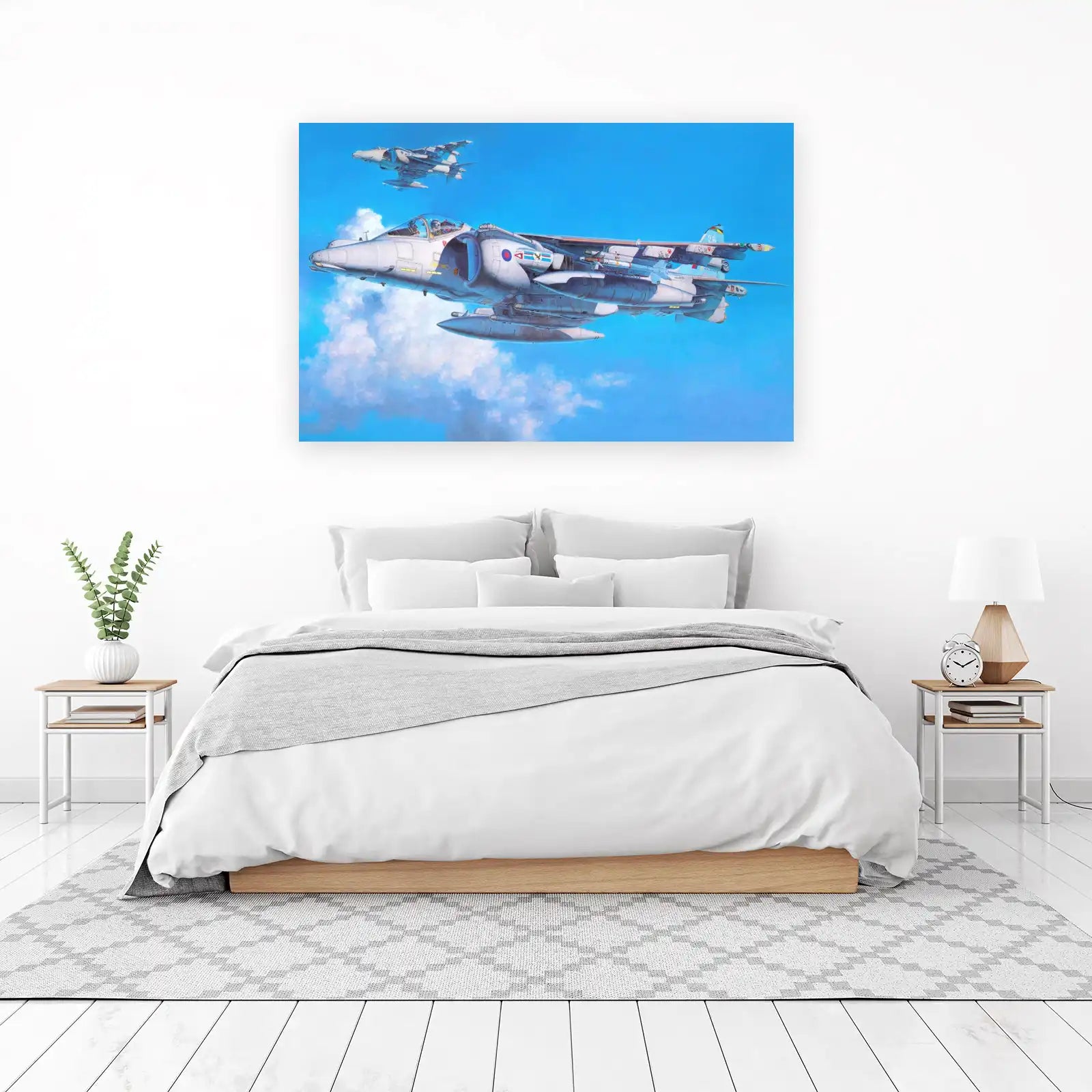 Harrier Jets in Formation Wall Art