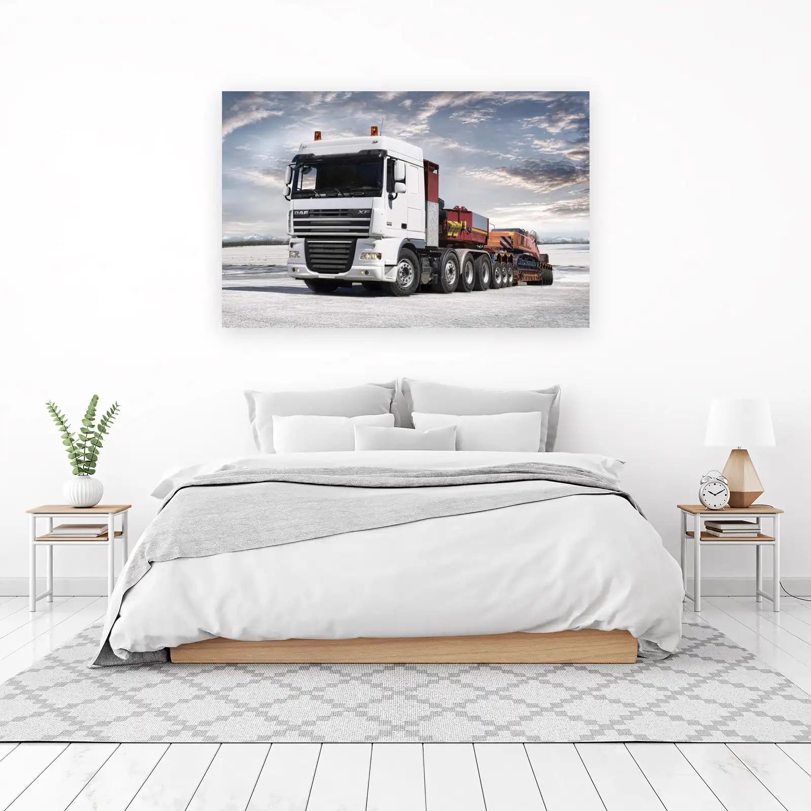 Powerful DAF Truck Heavy Haulage Wall Art
