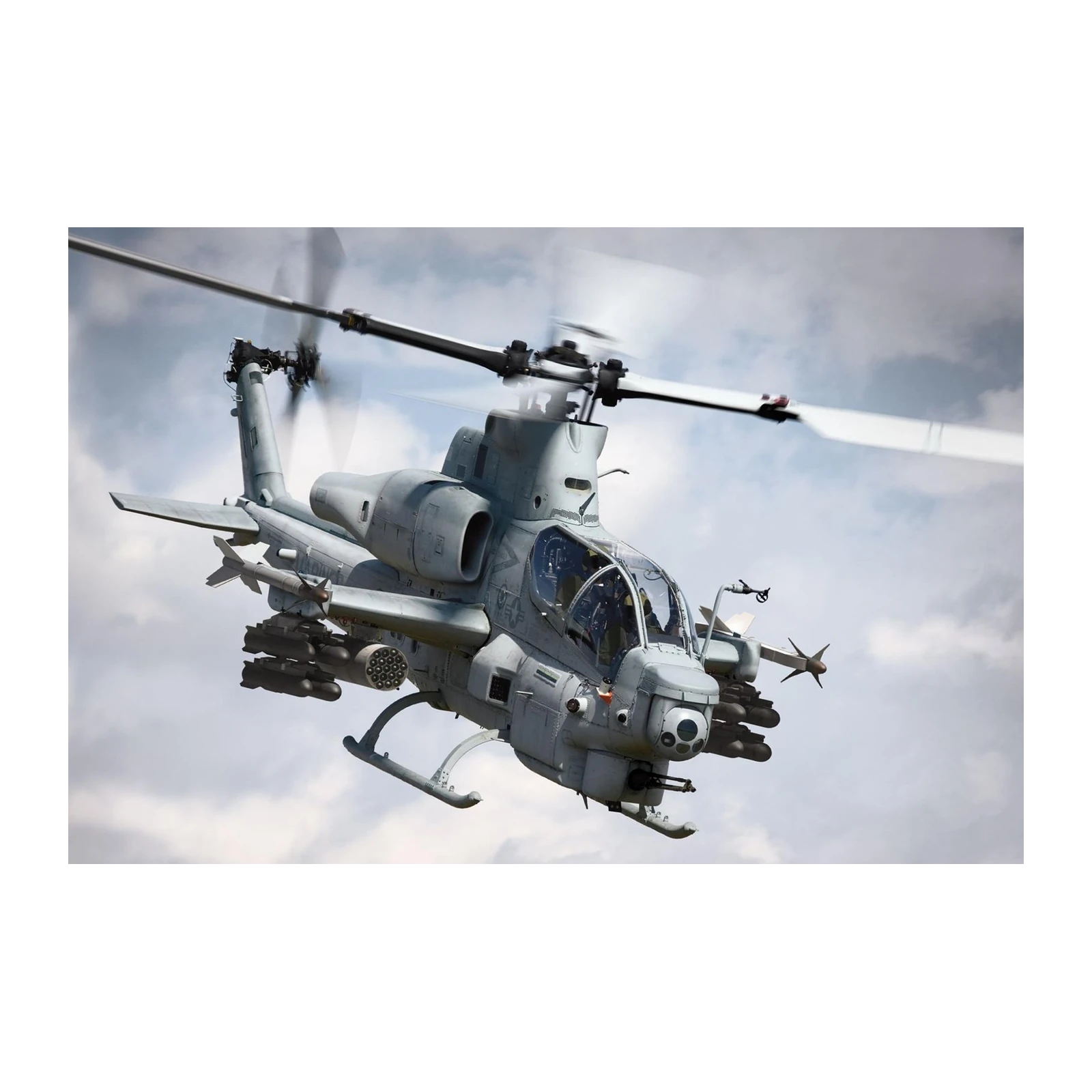 Attack Helicopter Power Wall Art