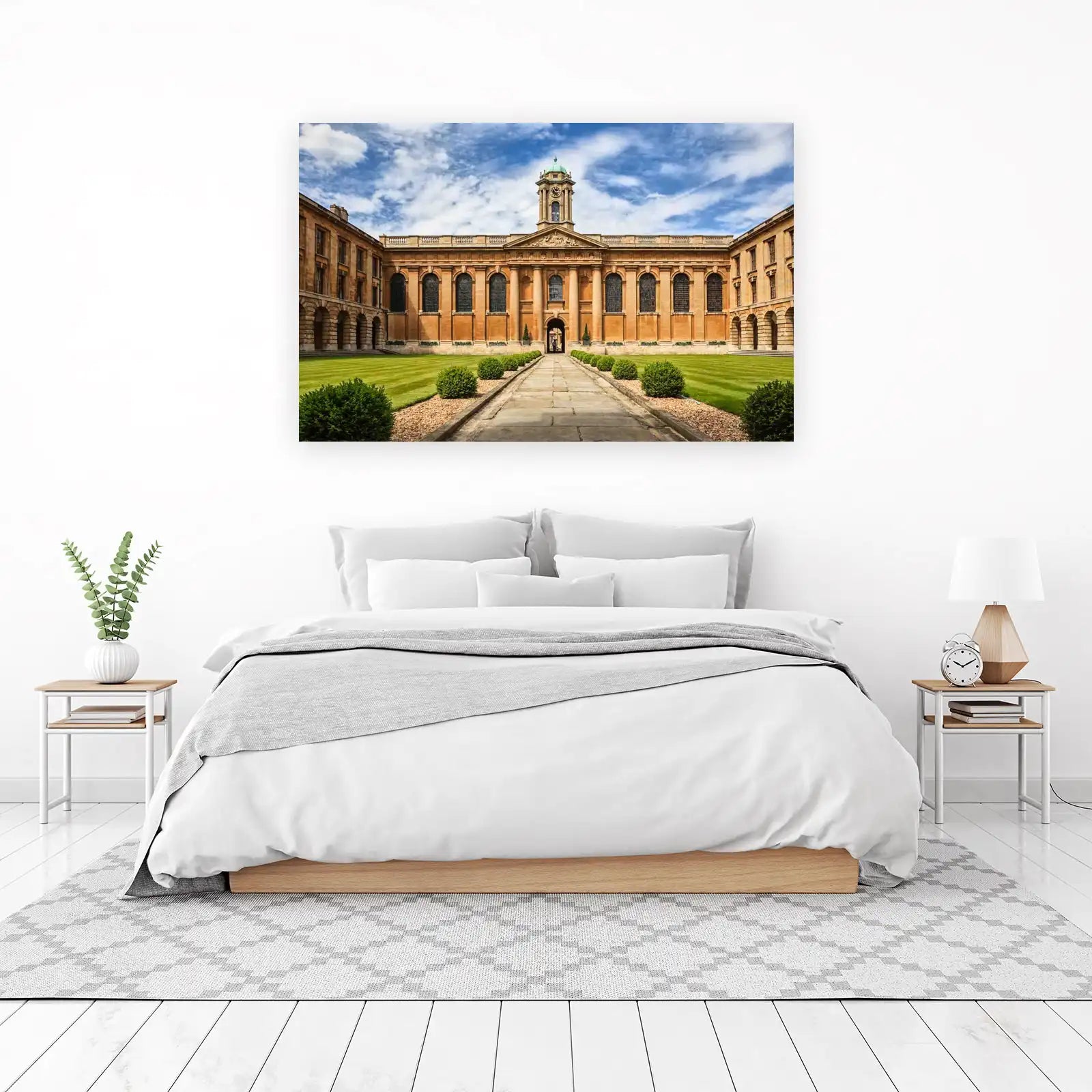 Grand University Courtyard Wall Art