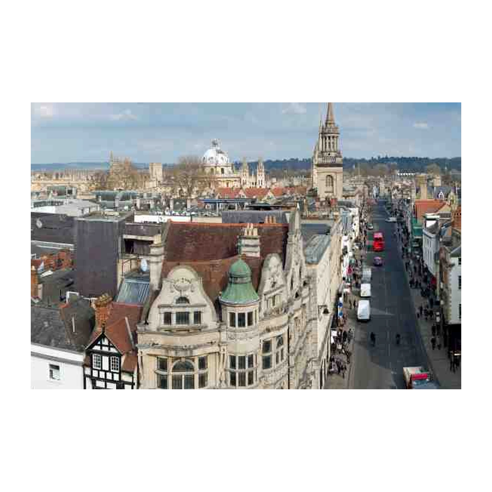 Historic Oxford Skyline Wall Art
