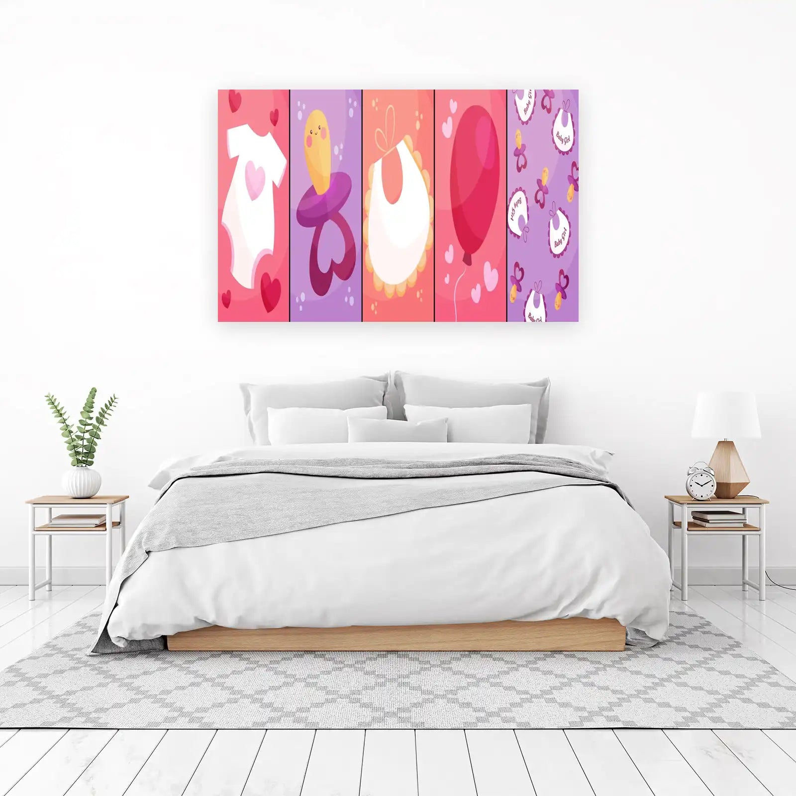 Adorable Baby Girl Essentials Wall Art