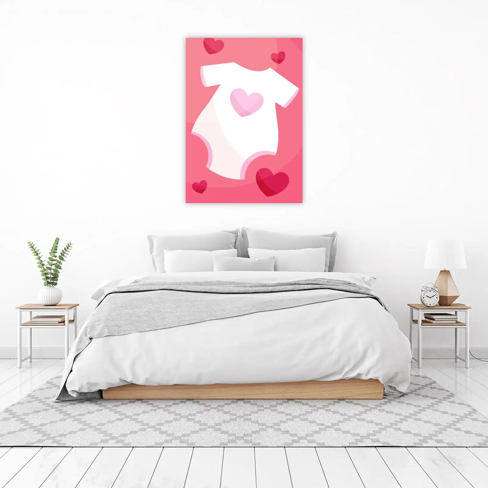 Sweet Baby Heart Bodysuit Art Wall Art