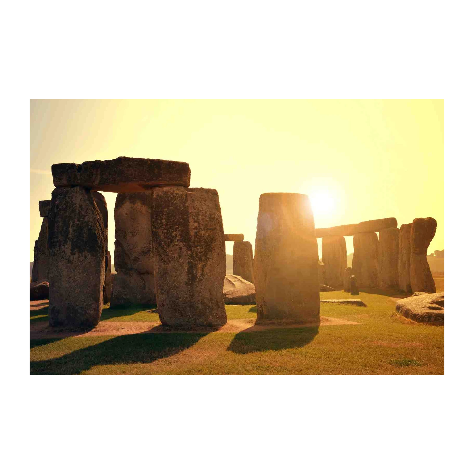 Mystical Stonehenge Sunset Wall Art
