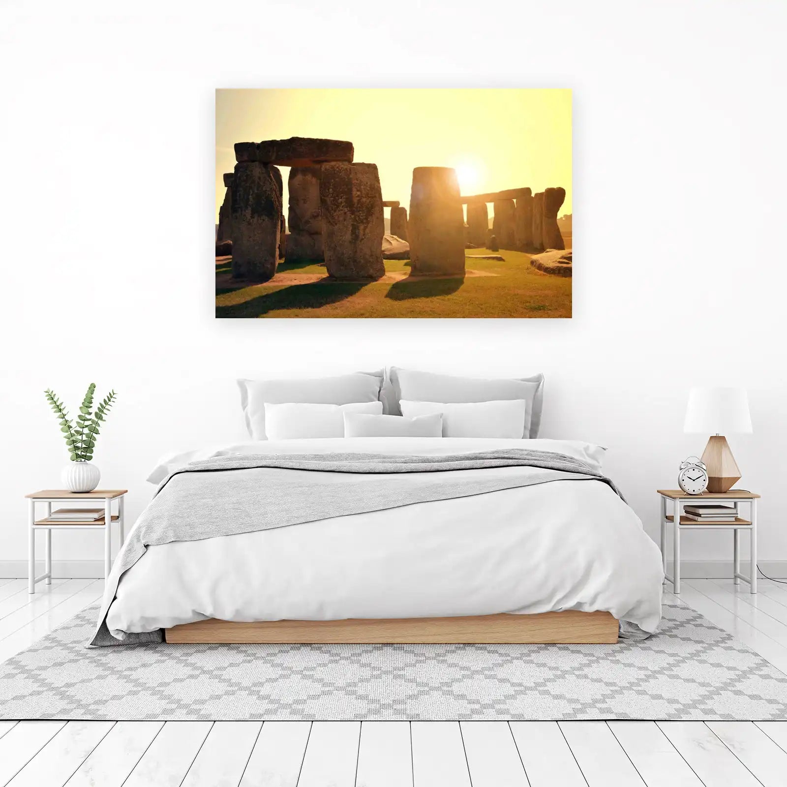 Mystical Stonehenge Sunset Wall Art