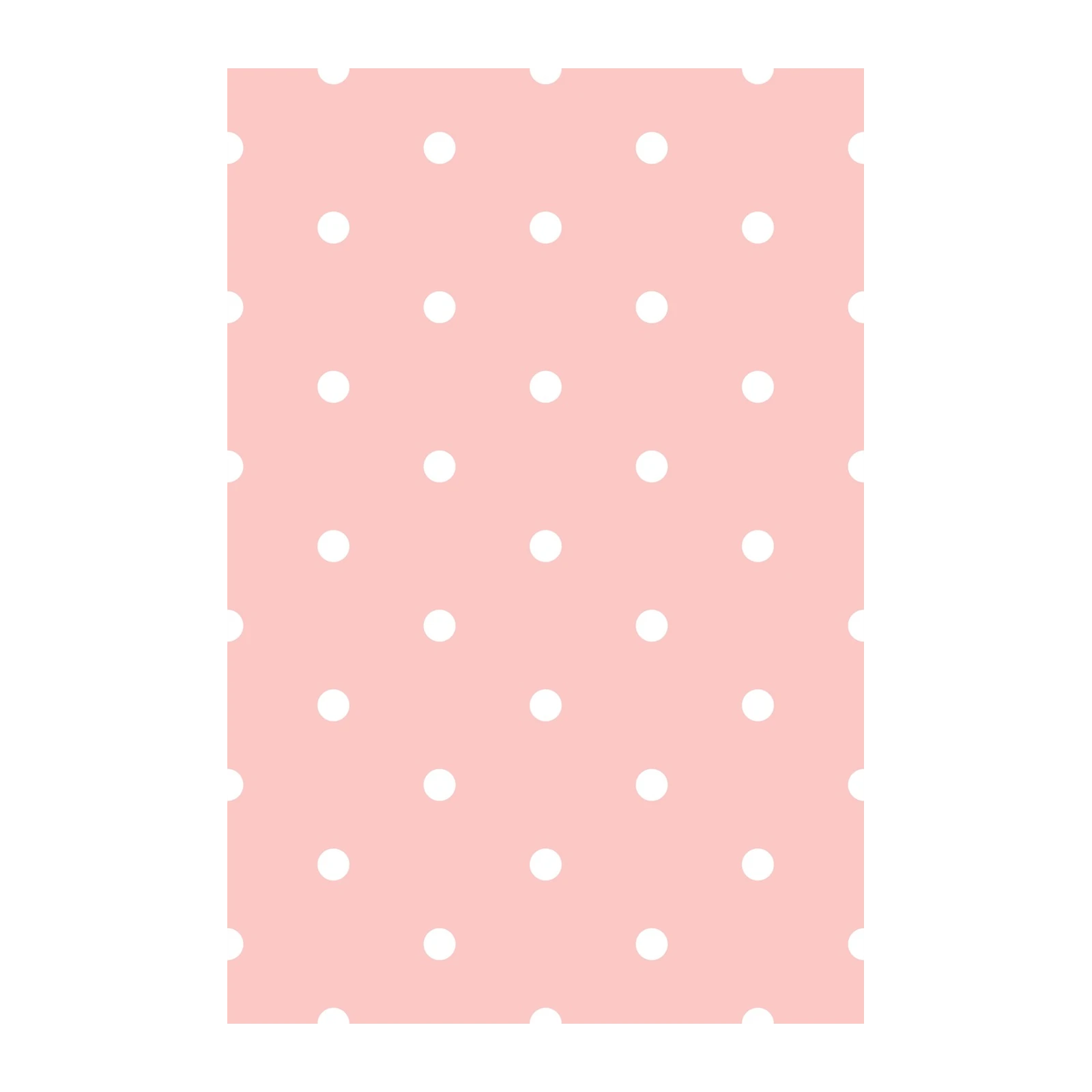 Soft Pink Polka Dot Wall Art Wall Art