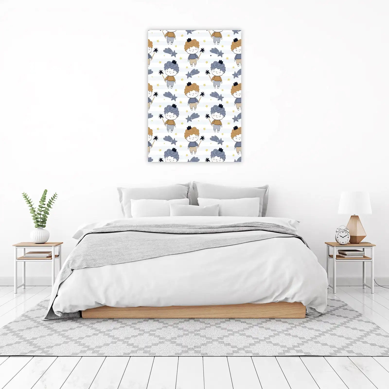 Whimsical Prince & Stars Wall Art