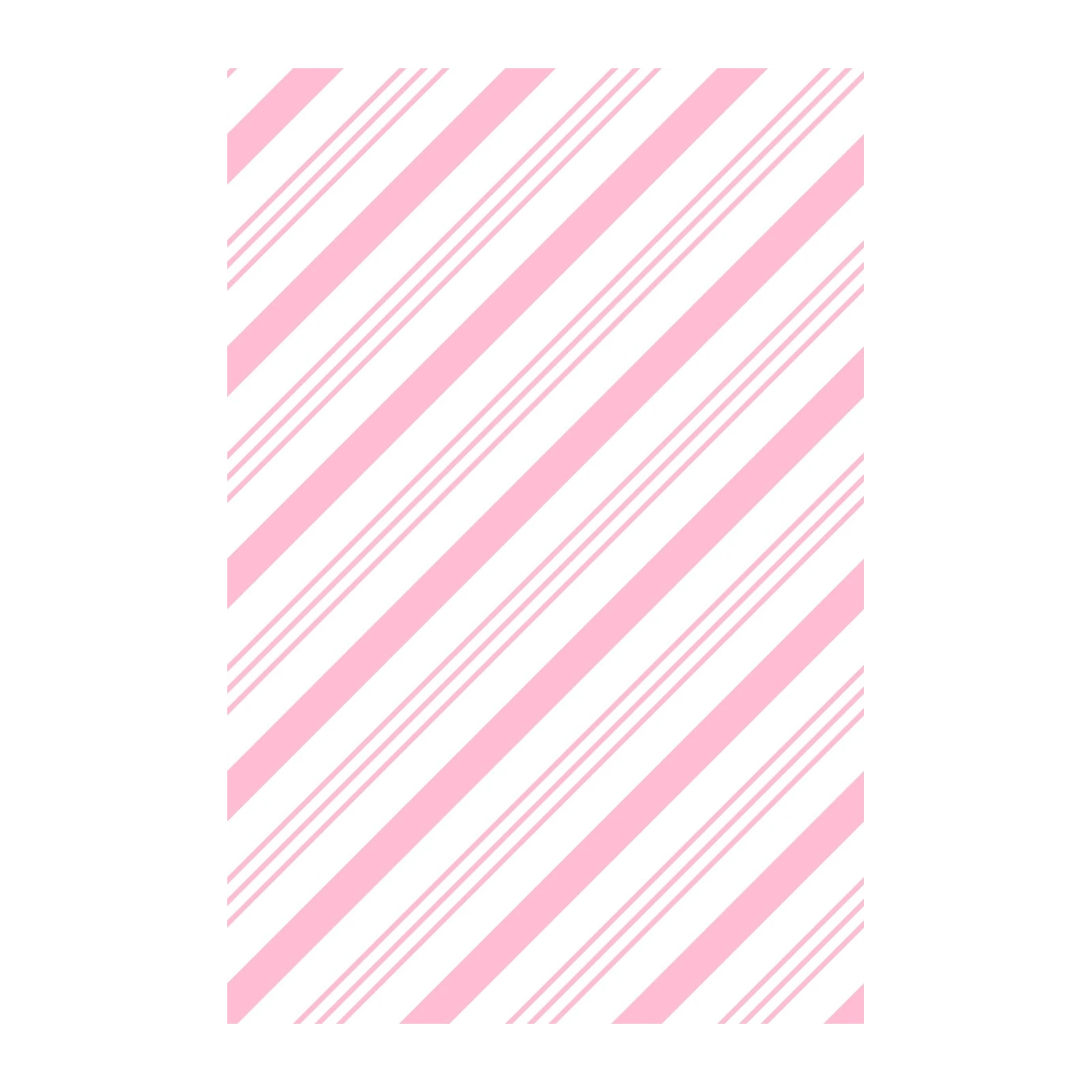 Sweet Pastel Pink Stripes Wall Art