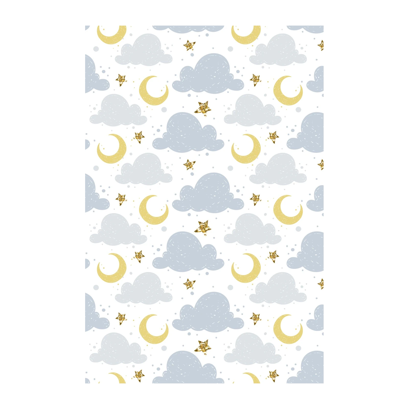 Dreamy Clouds & Stars Nursery Wall Art