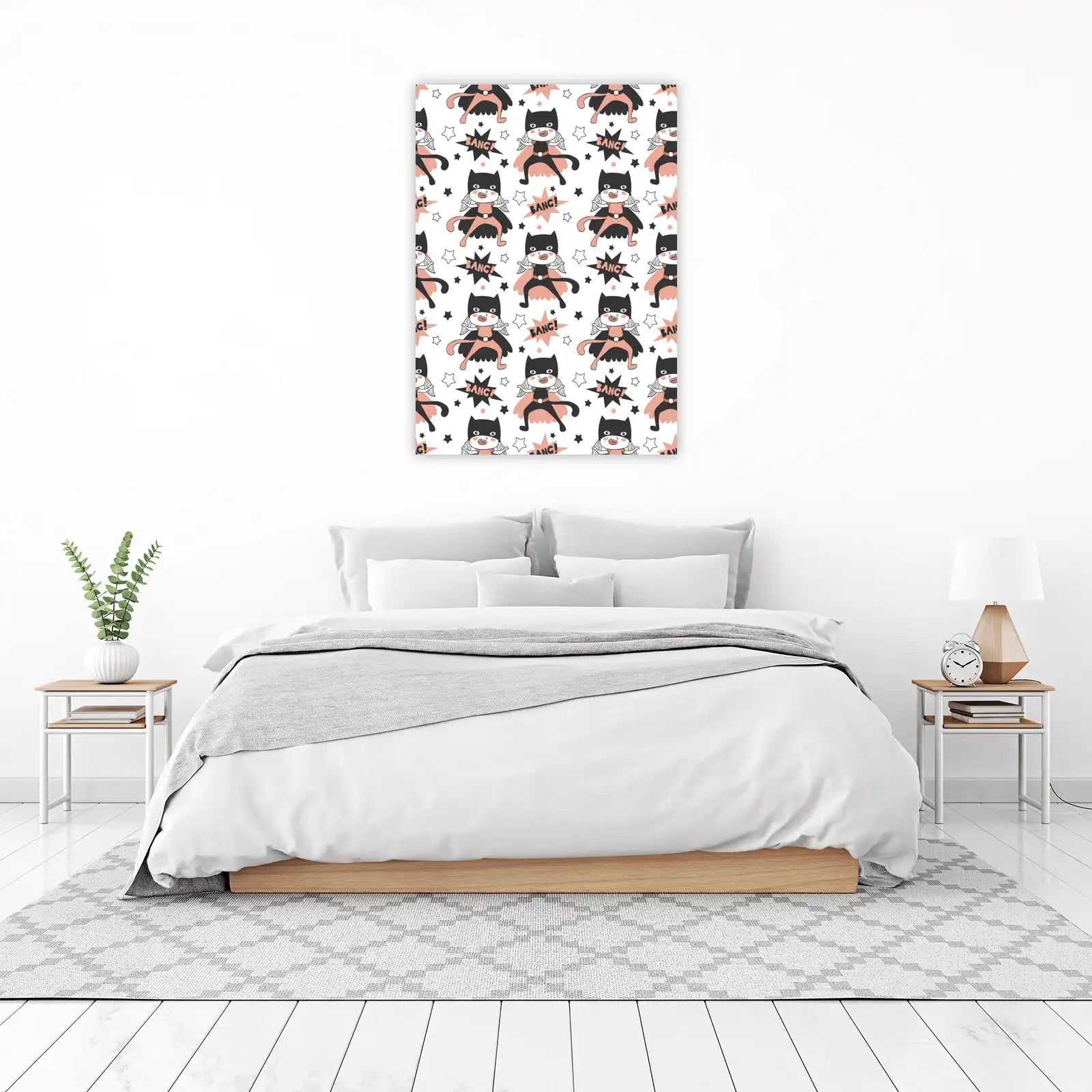 Superhero Kid "Bang!" Wall Art