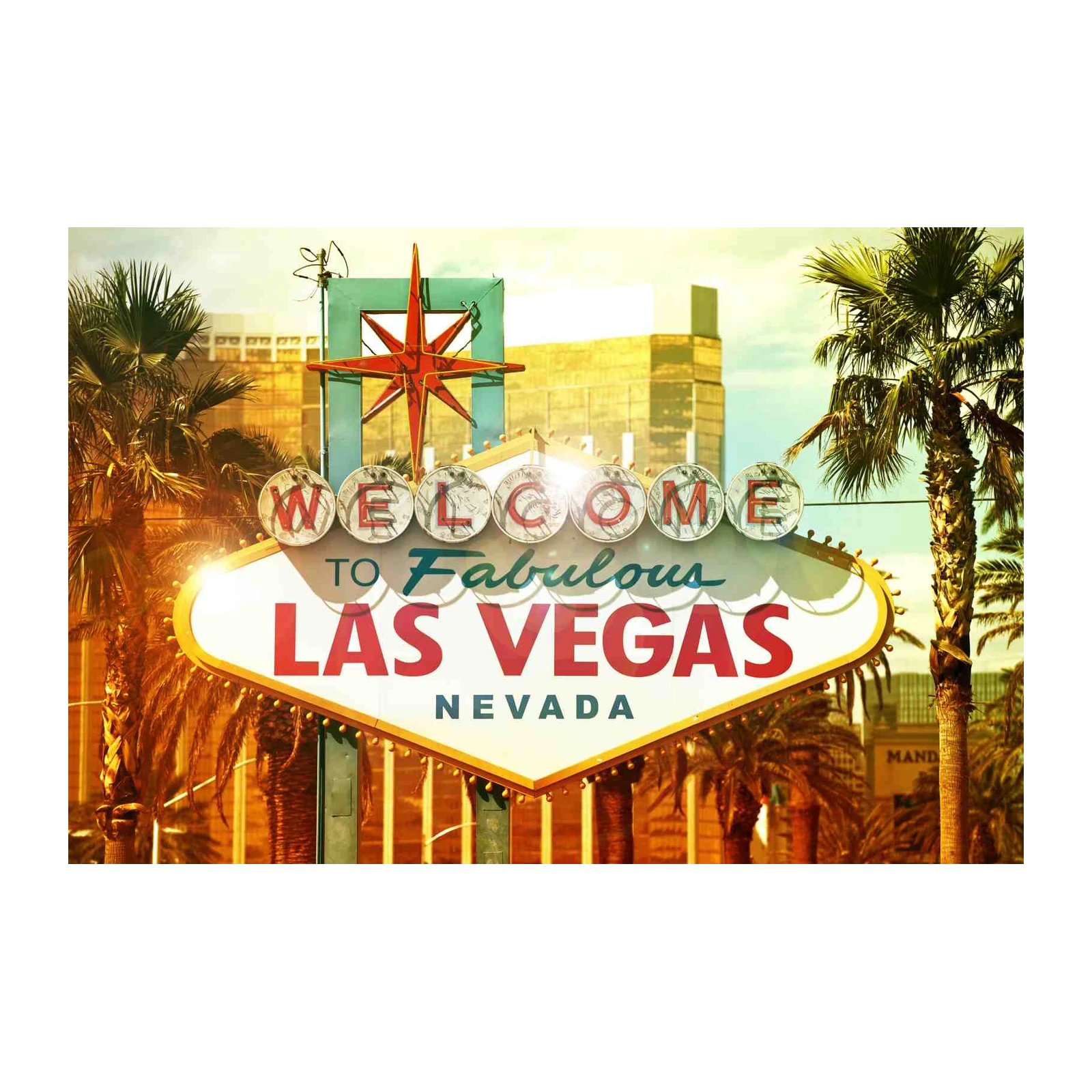 Iconic Welcome to Fabulous Las Vegas Wall Art