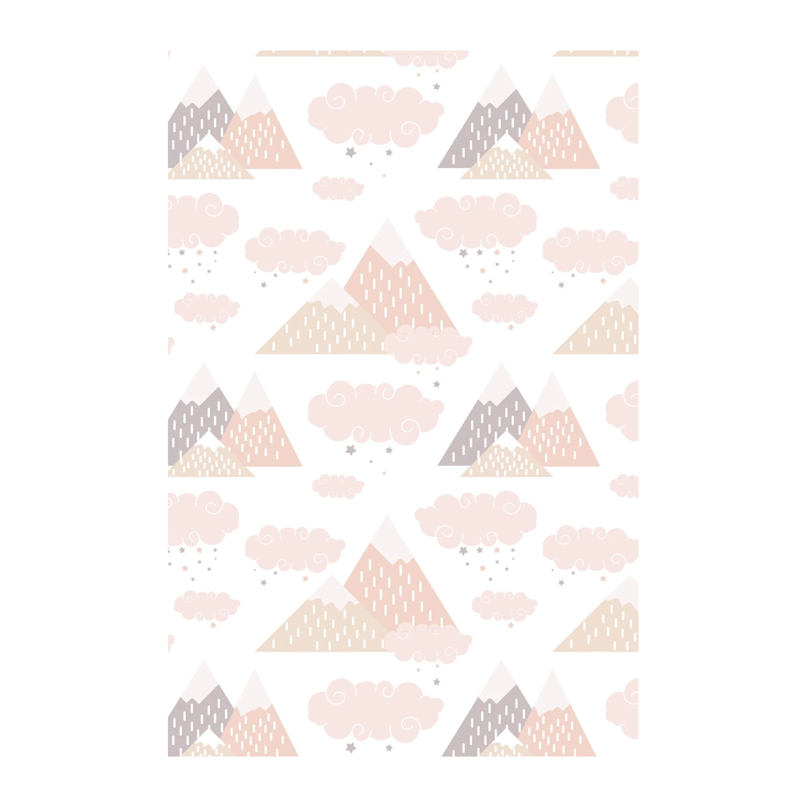 Dreamy Mountain & Cloud Wall Art