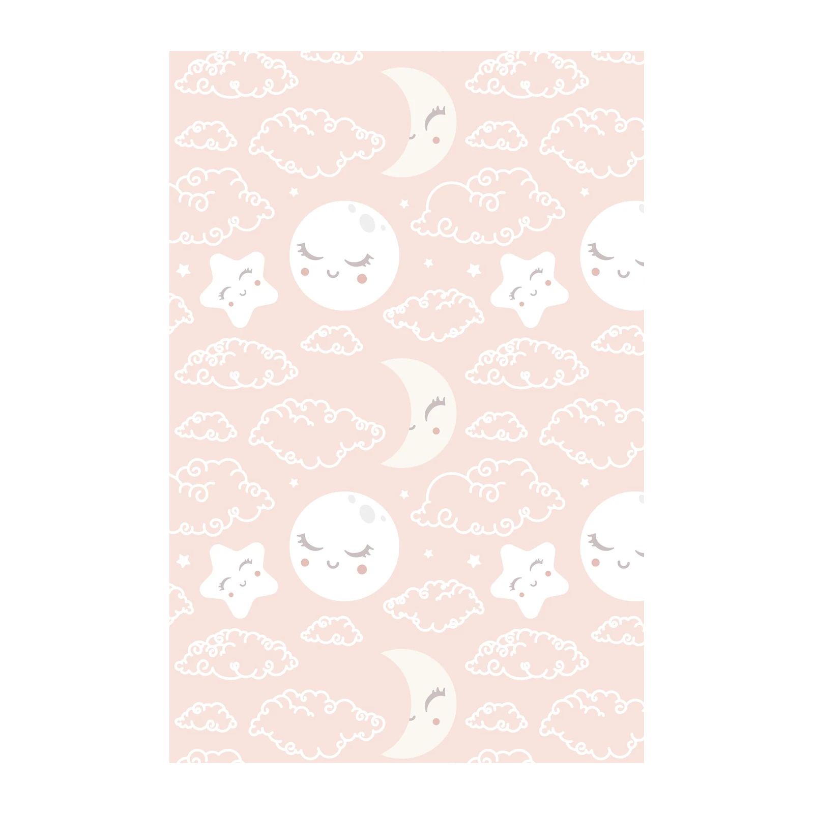 Cute Moon & Stars Nursery Art Wall Art
