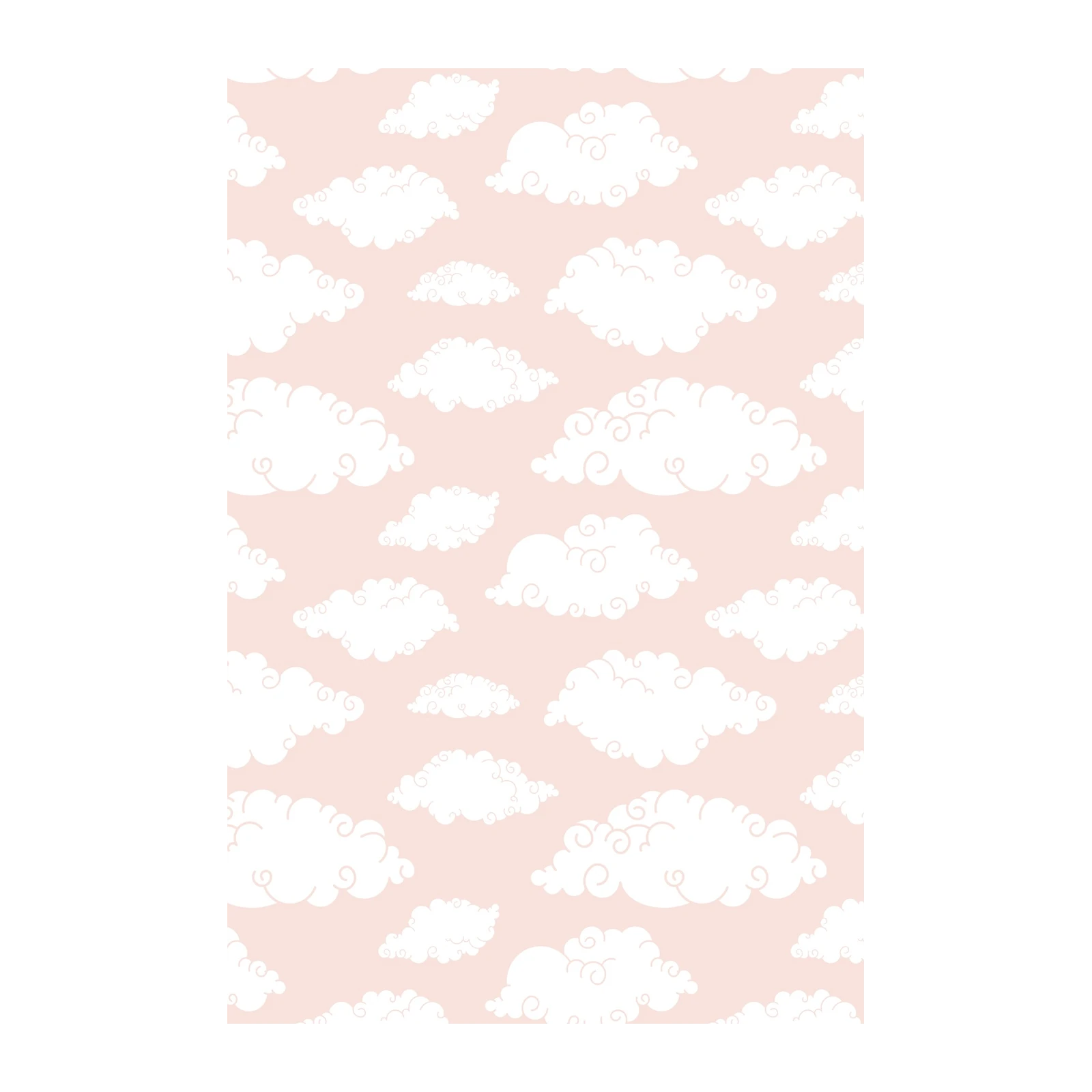 Dreamy Cloudscape Pastel Pink Wall Art