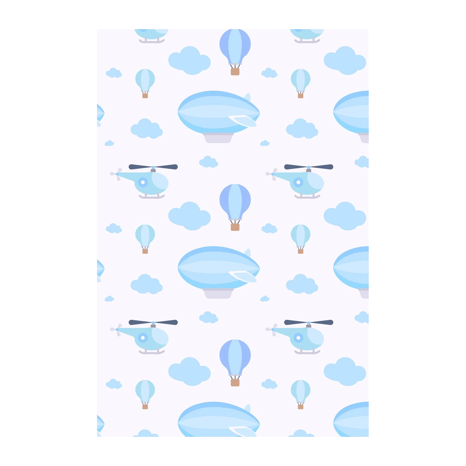 Whimsical Airships & Helicopters Wall Art