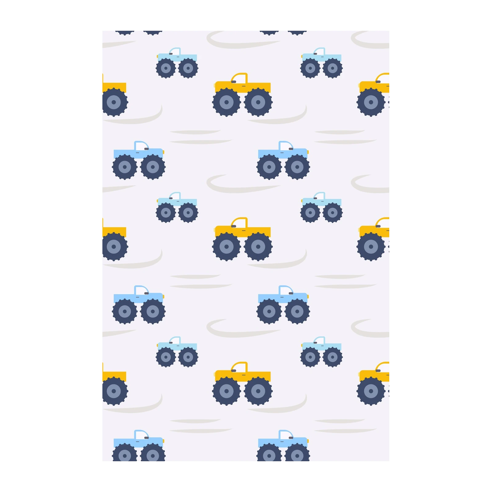 Fun Monster Truck Patterns Wall Art