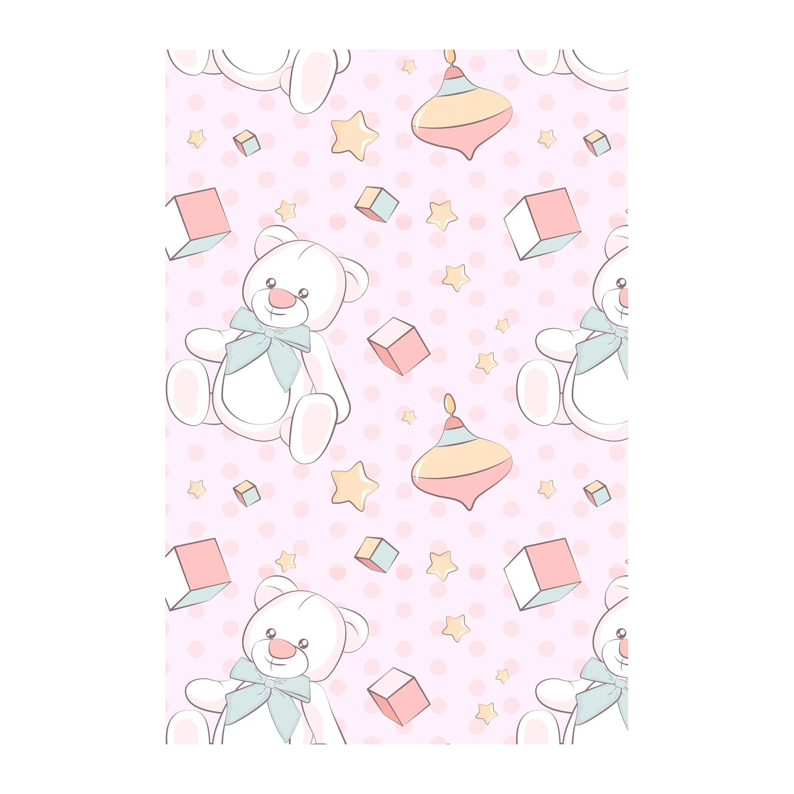 Cute Teddy Bears & Toys Nursery Wall Art Wall Art