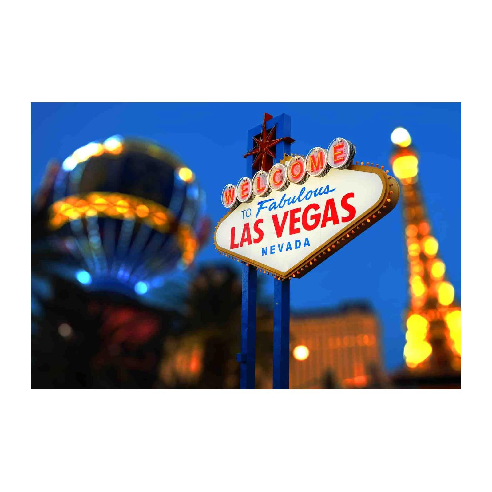 Iconic Las Vegas Welcome Sign Wall Art