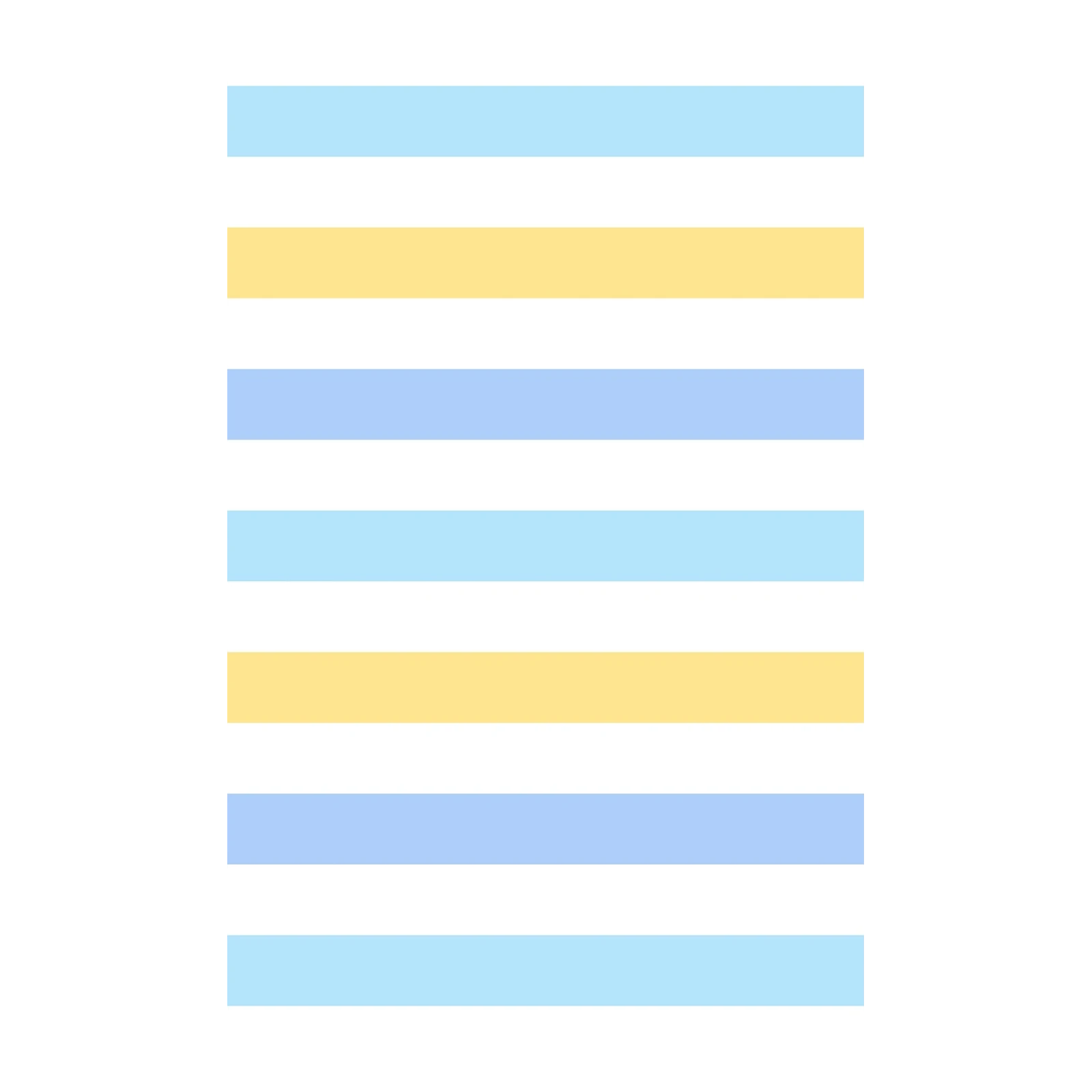 Soothing Stripes Blue Yellow Modern Art Wall Art