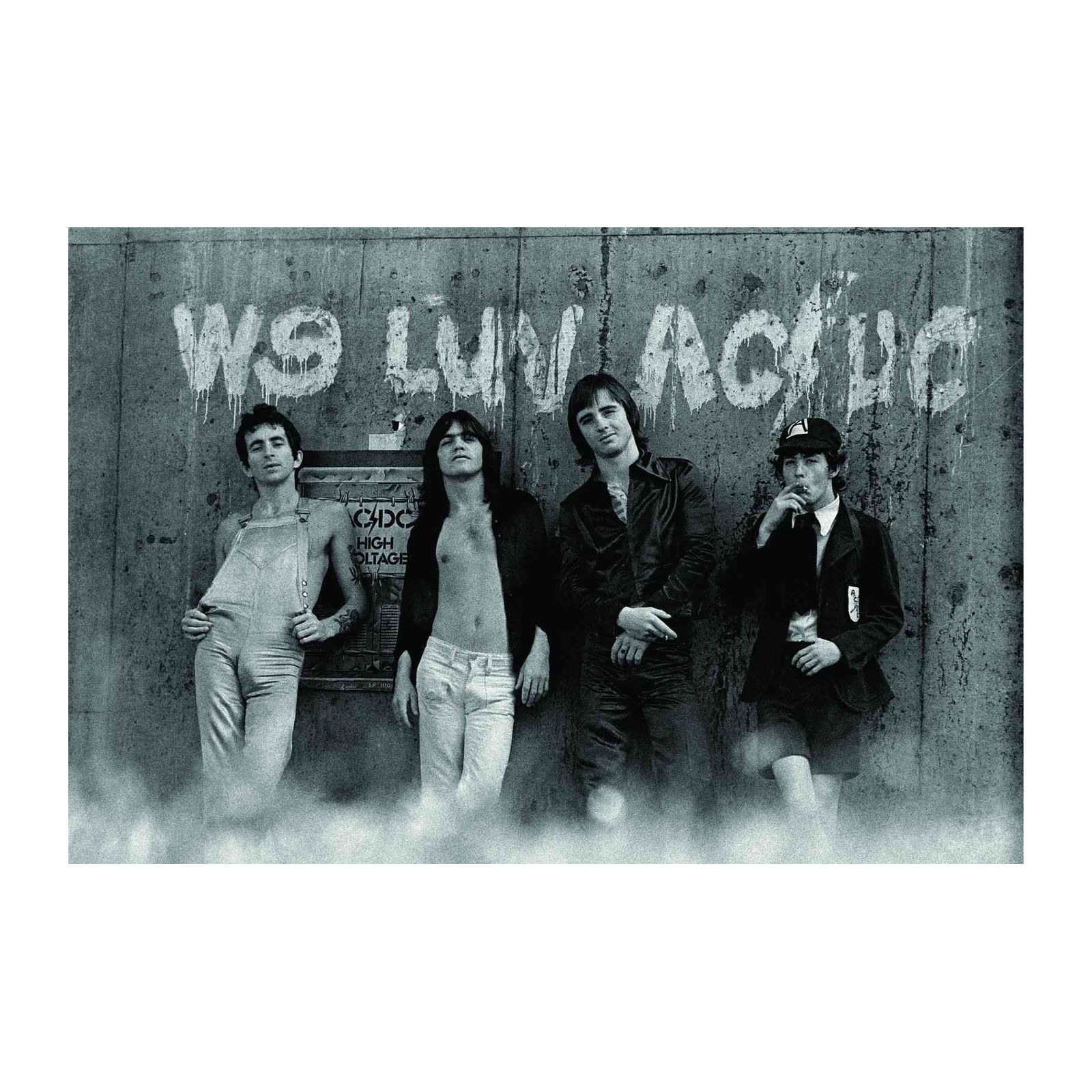 Iconic AC/DC High Voltage Band Wall Wall Art
