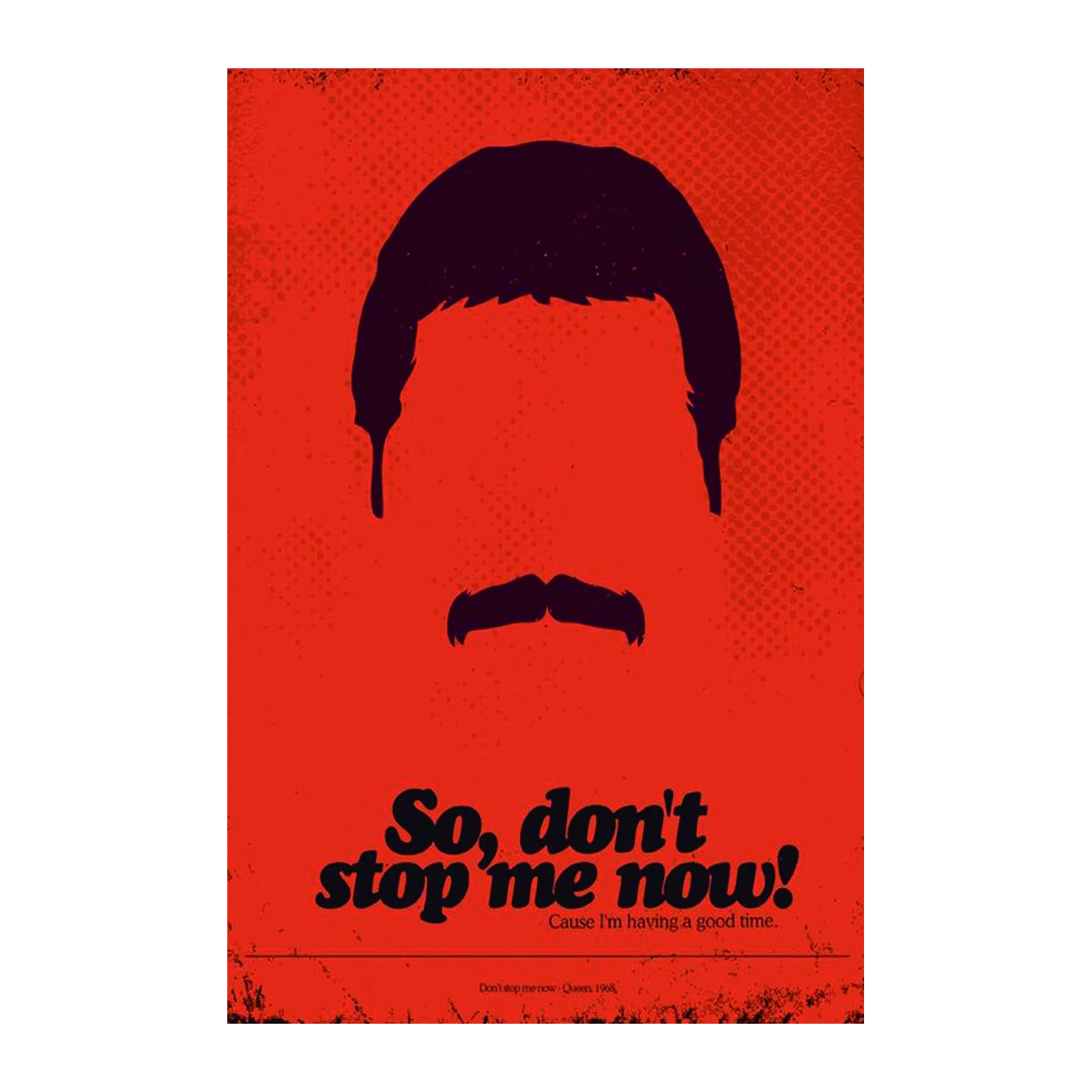 Freddie Mercury "Don't Stop Me Now" Wall Art