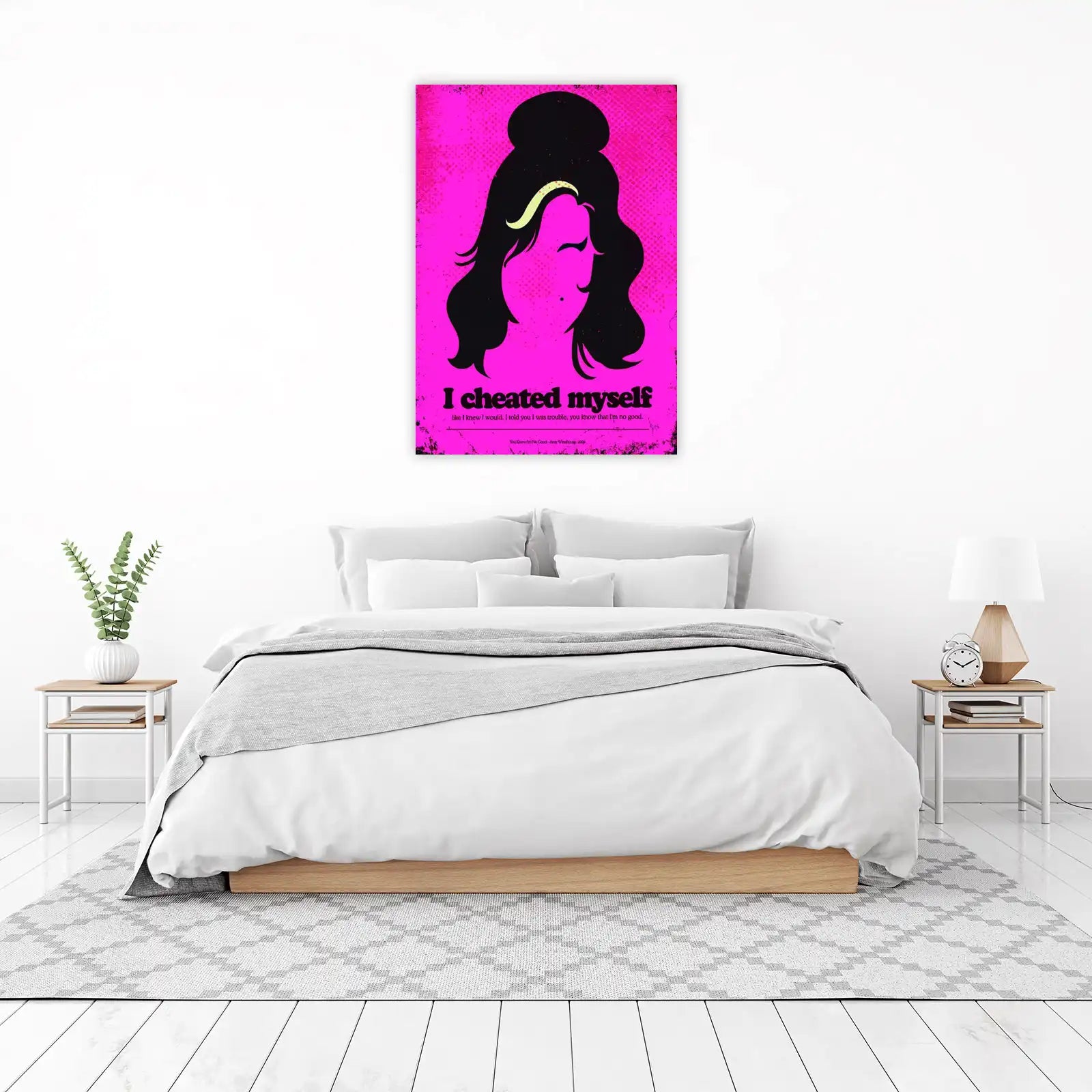 Amy Winehouse "I Cheated Myself" Wall Art