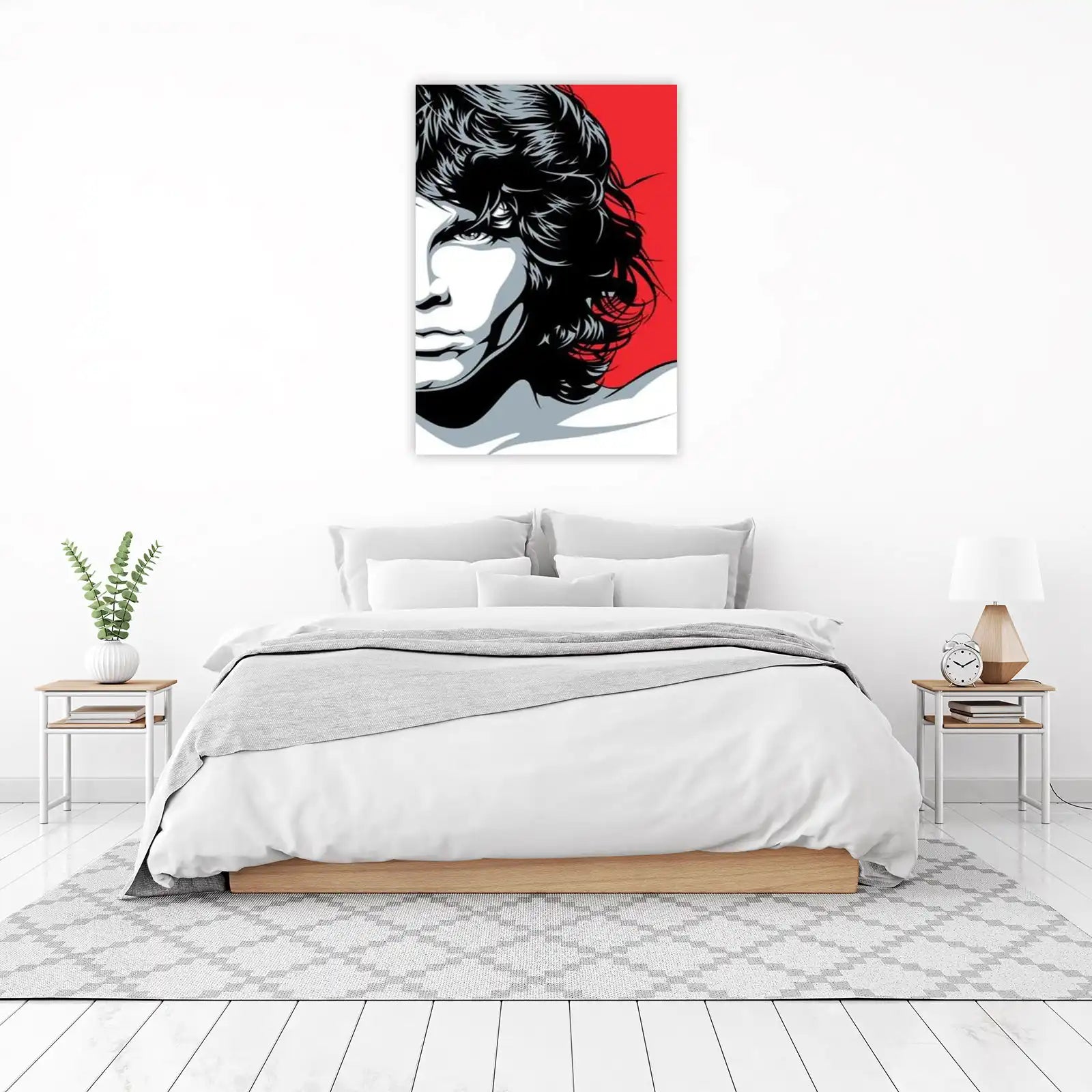 Iconic Rock Legend Portrait Wall Art