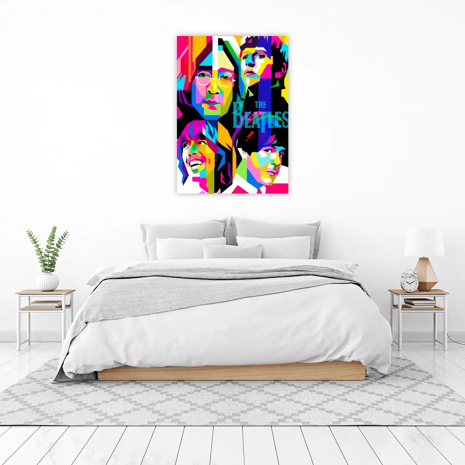 Vibrant Beatles Pop Art Wall Art