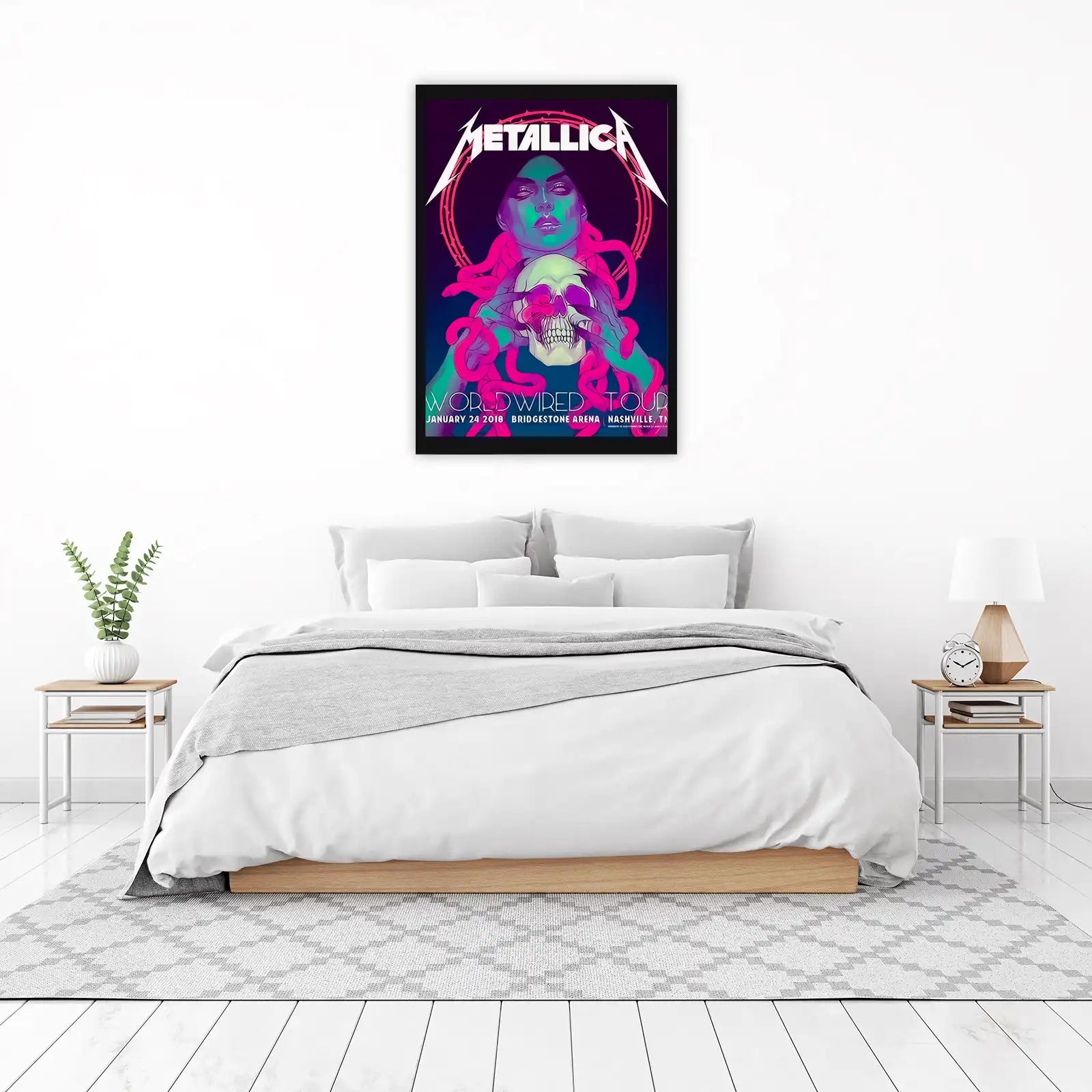 Metallica WorldWired Tour Skull Art Wall Art