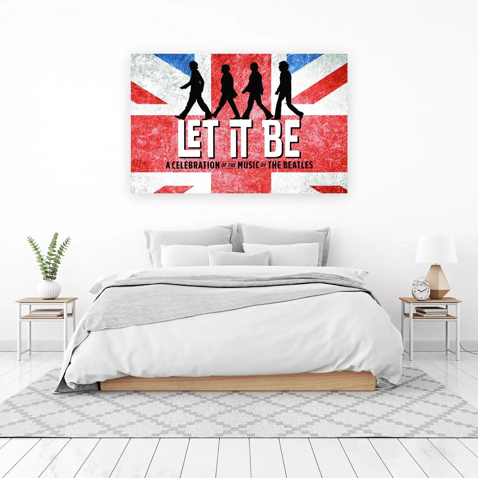 Beatles Abbey Road Union Jack Wall Art