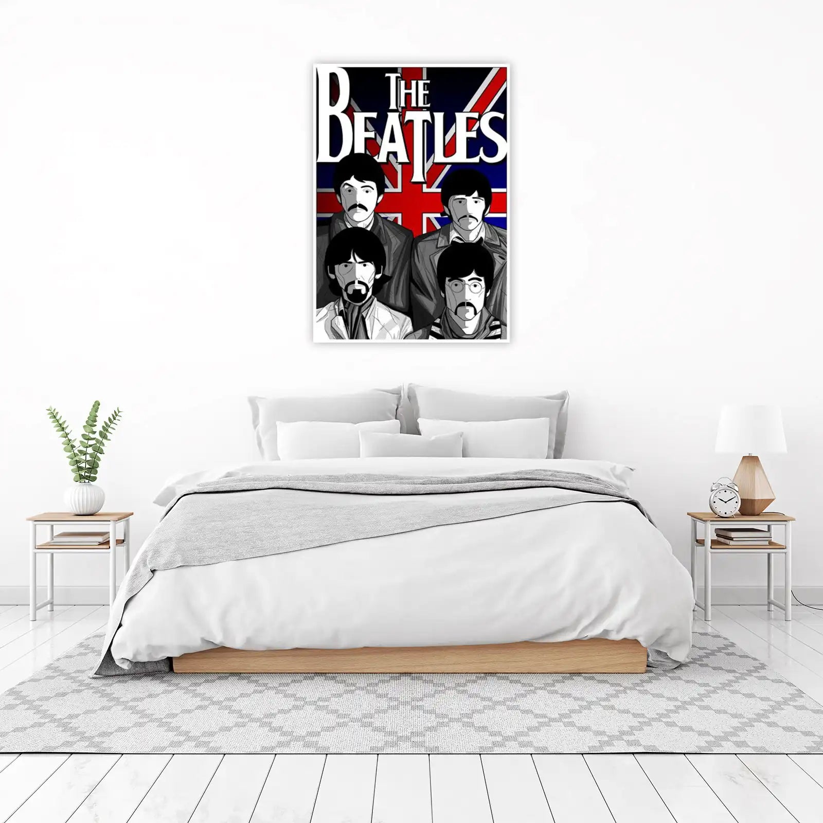 The Beatles Iconic Union Jack Wall Art