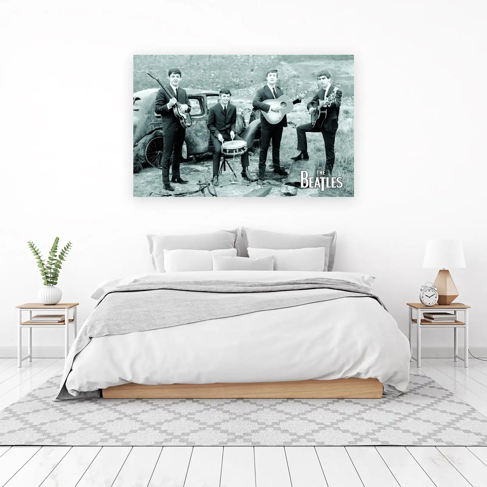 The Beatles Iconic Band Portrait Wall Art